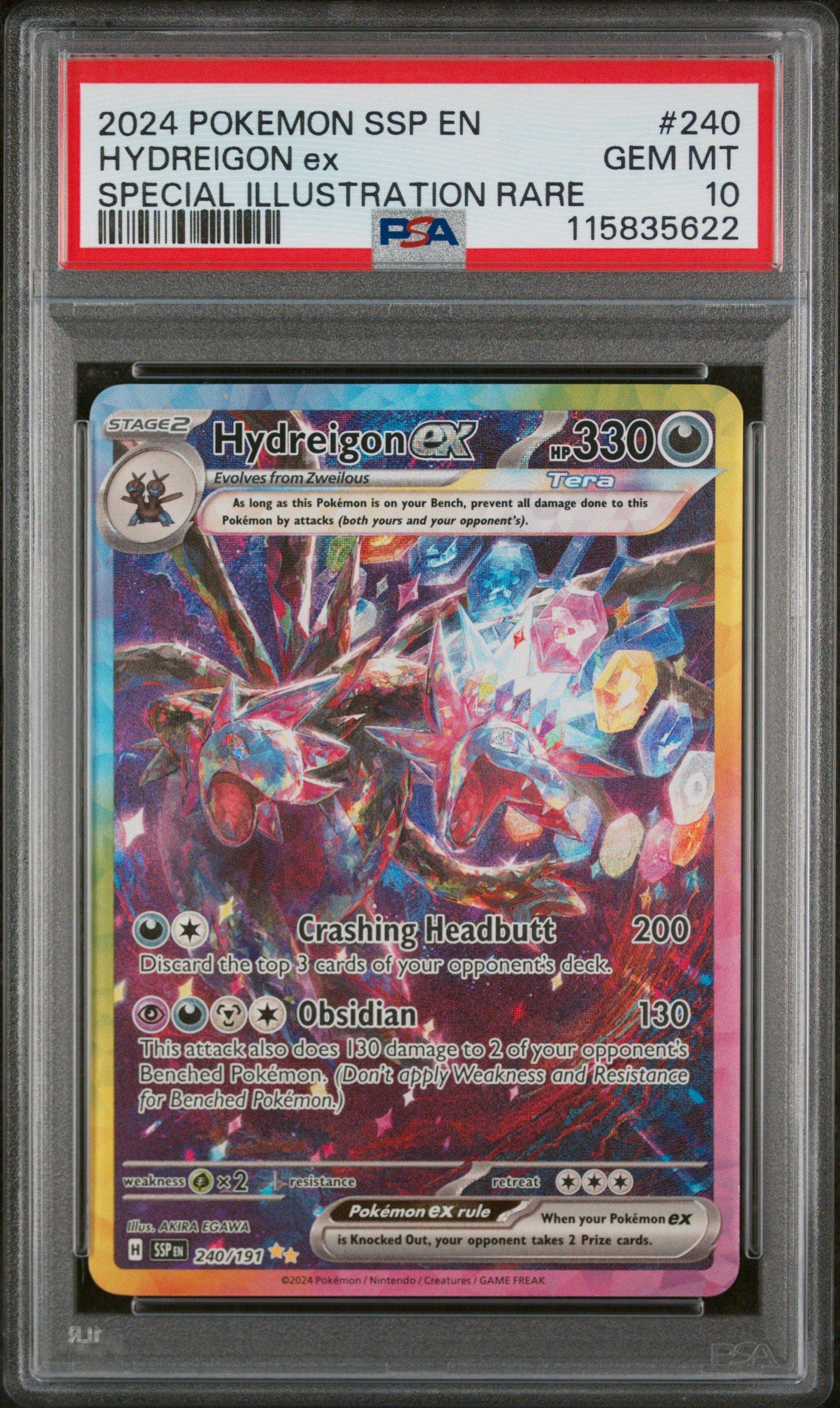2024 Pokemon Ssp En-surging Sparks 240 Hydreigon Ex Special
