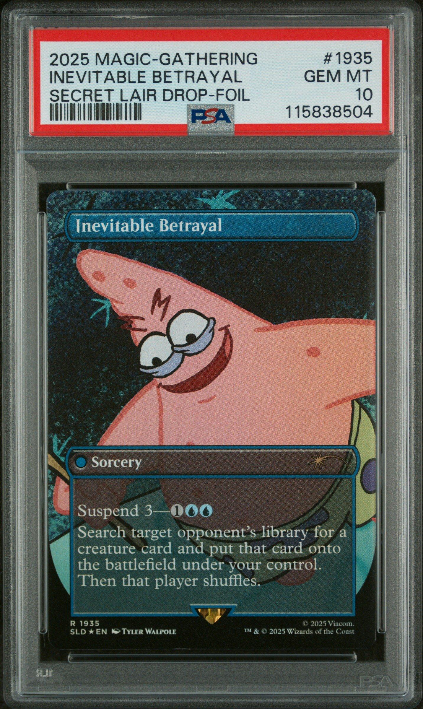 2025 Magic The Gathering Secret Lair Drop 1935 Inevitable Betrayal