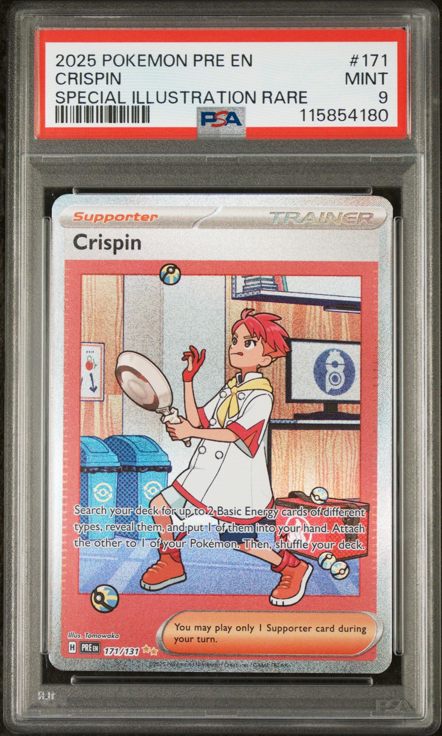 2025 Pokemon Pre En-prismatic Evolutions 171 Crispin Special