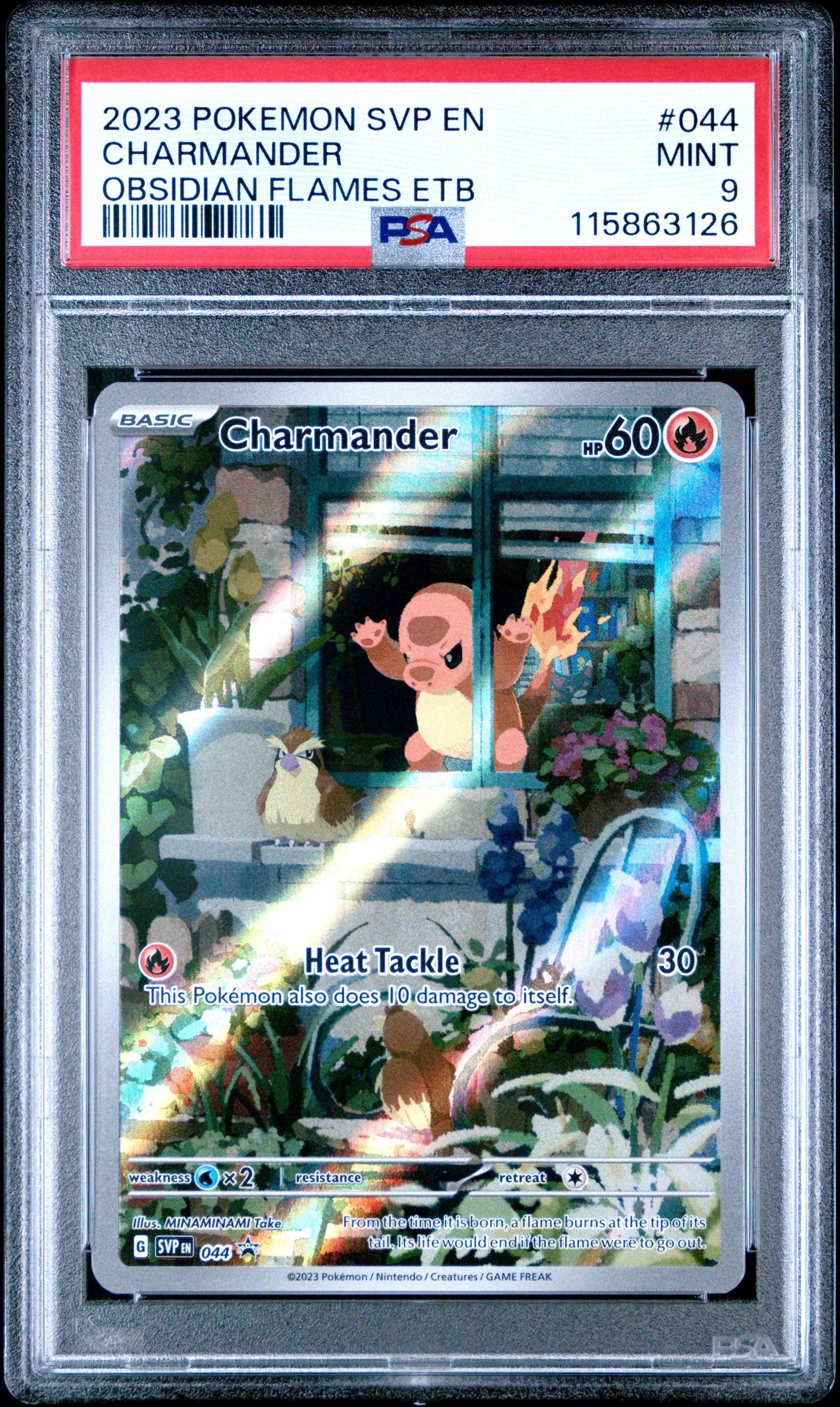 2023 Pokemon Svp En-sv Black Star Promo 044 Charmander Obsidian