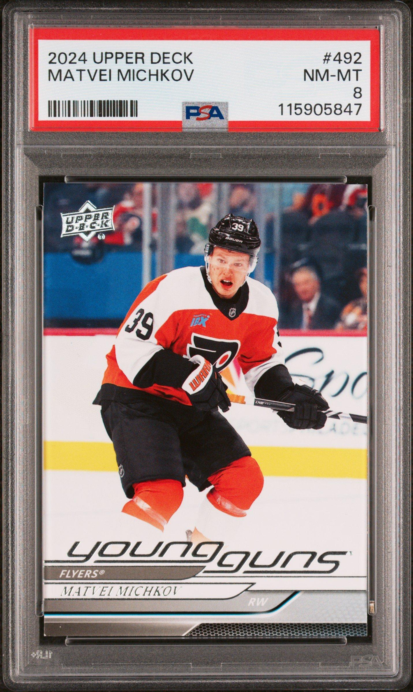 2024 Upper Deck 492 Matvei Michkov PSA