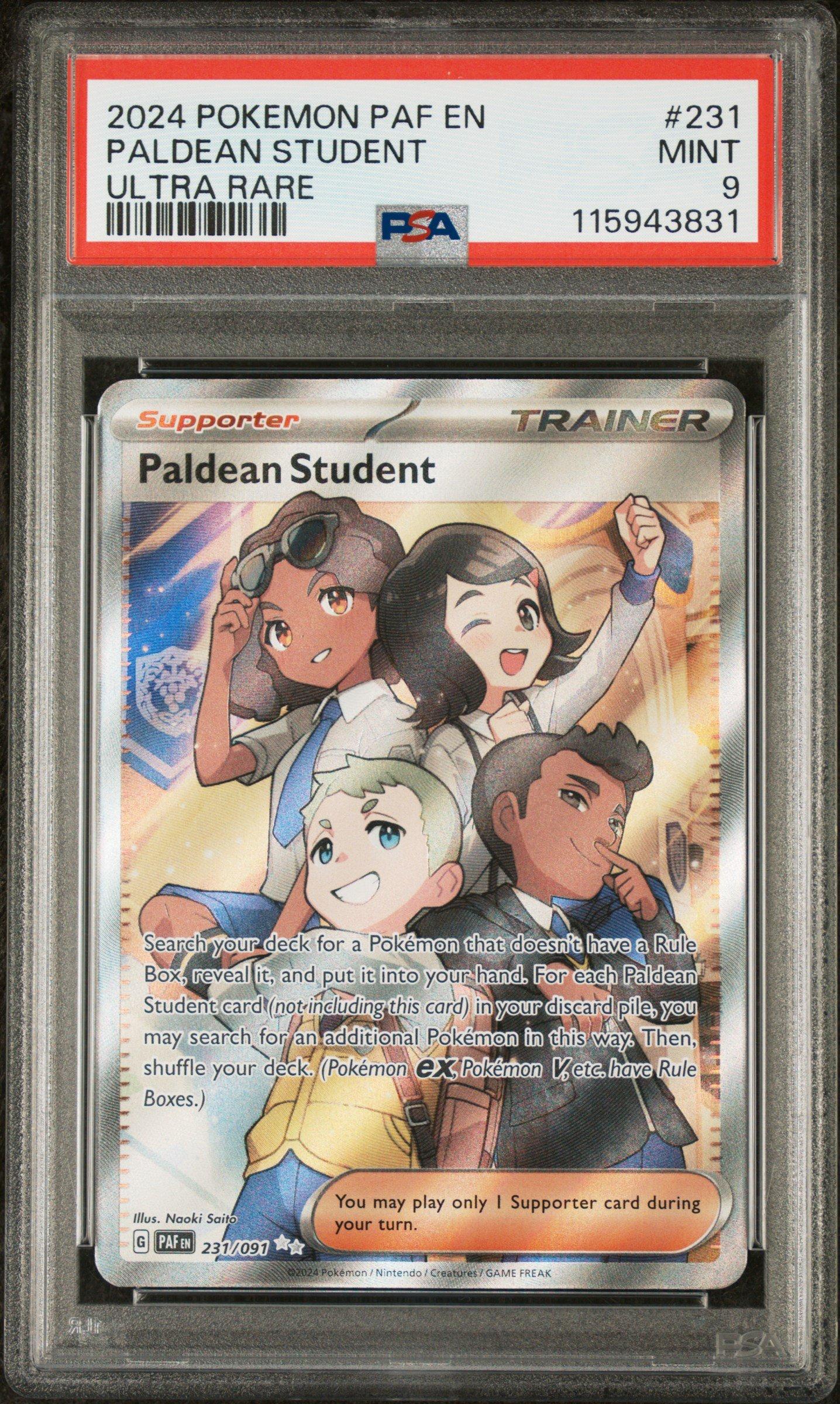 paldean student pokemon card Amazon.com: Paldean Student 085/091 - Paldean Fates main image 0