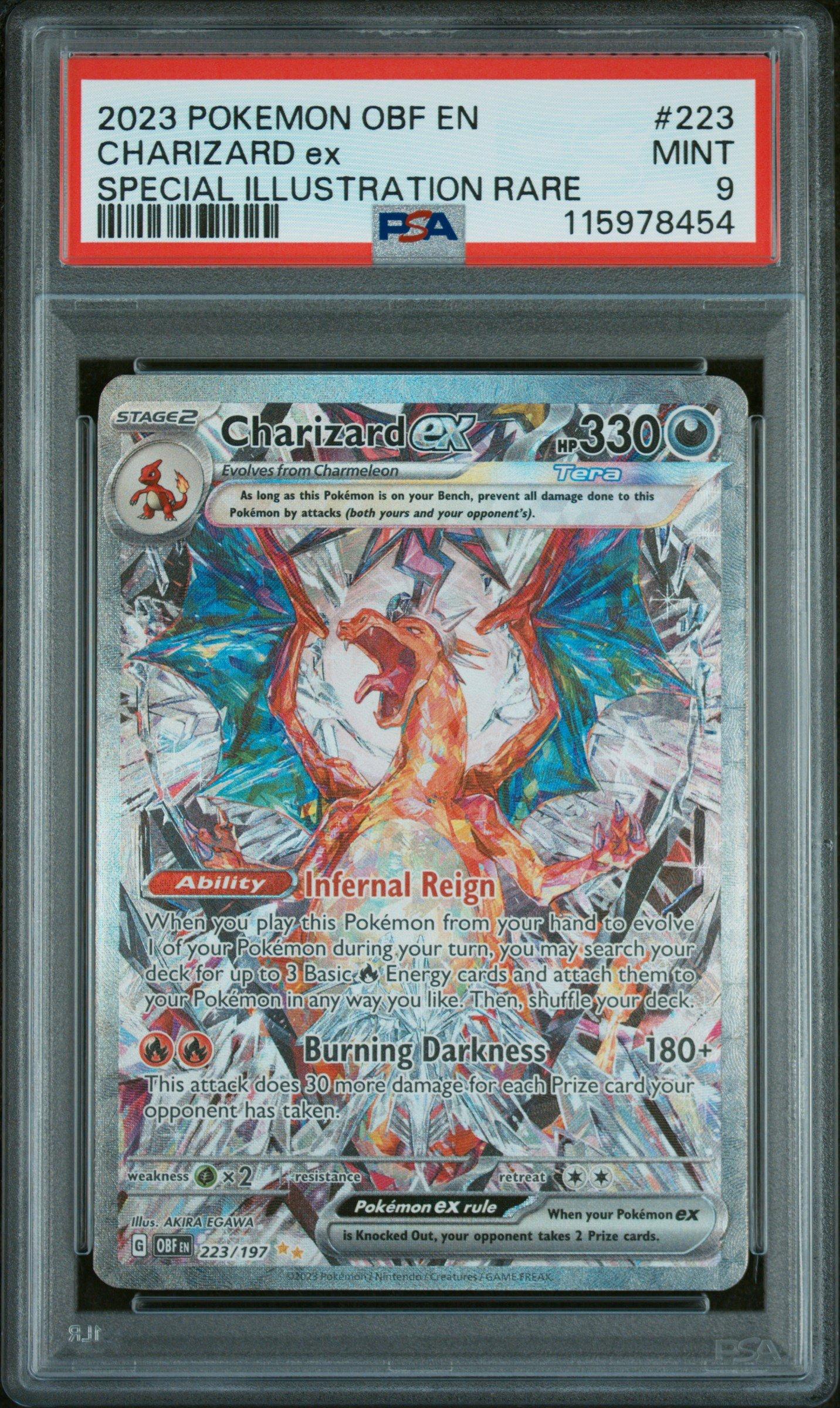 2023 Pokemon Obf En-obsidian Flames 223 Charizard Ex Special