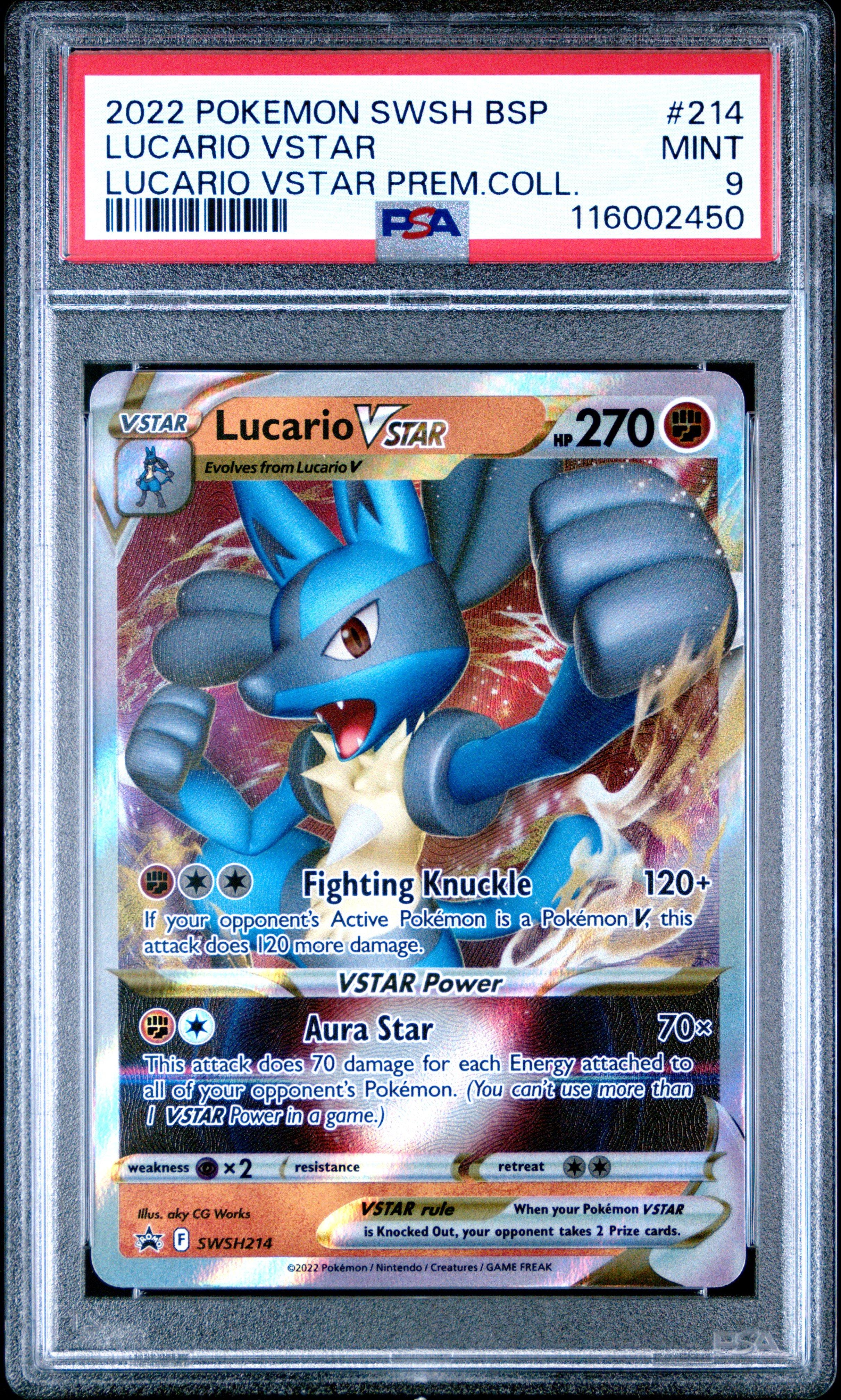 lucario vstar pokemon card value Frames Colorless Rule 2022 Pokemon Swsh Black Star
