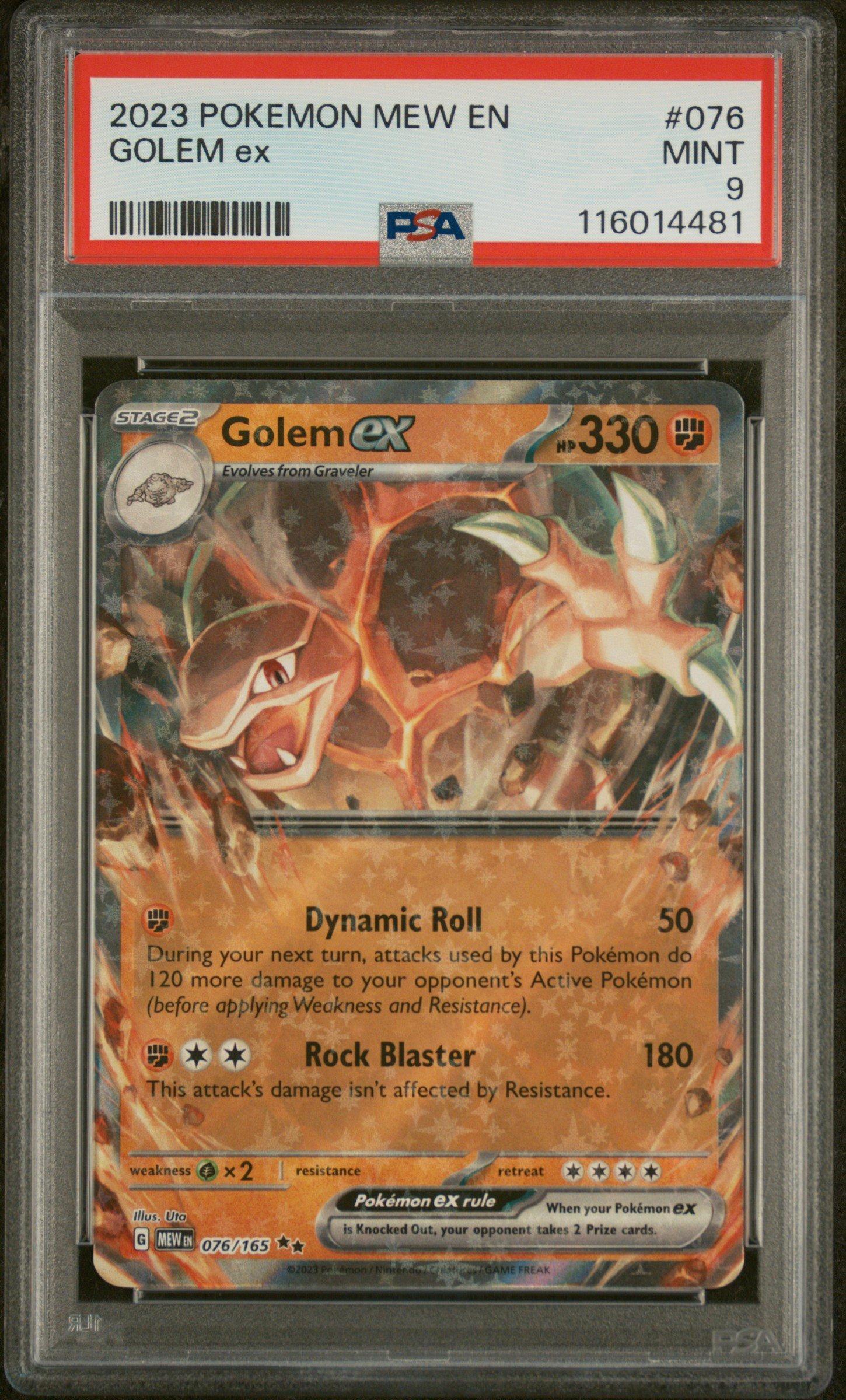 2023 Pokemon Mew En-151 Golem Ex PSA