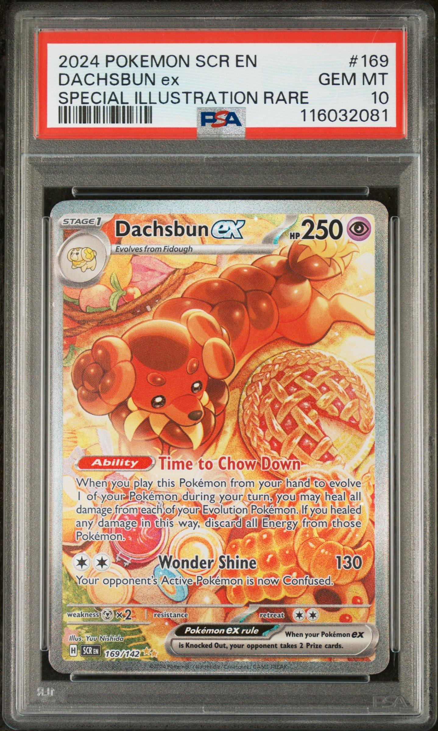 2024 Pokemon Scr En-stellar Crown 169 Dachsbun Ex Special