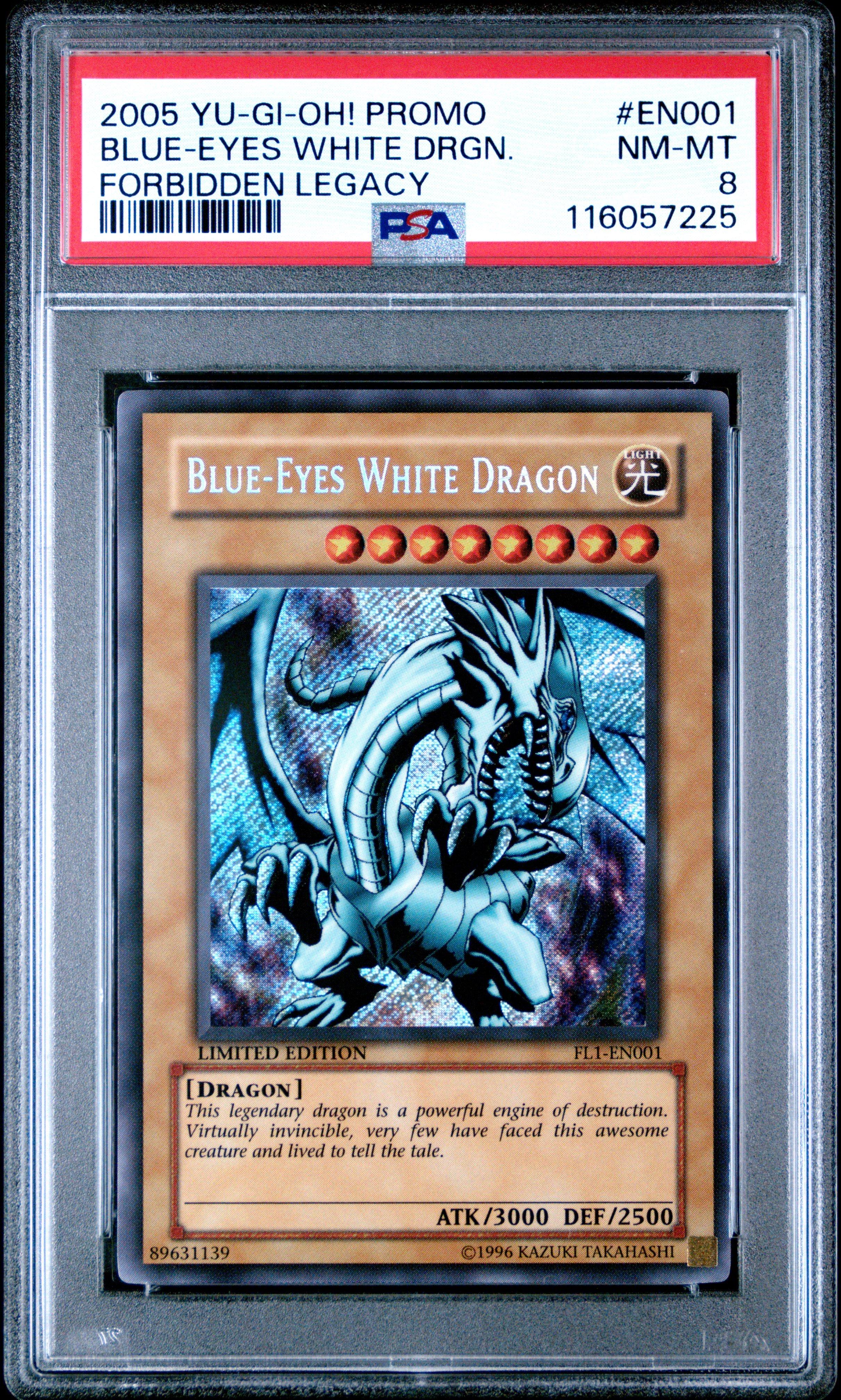 2005 Yu-gi-oh! Promo En001 Blue-eyes White Dragon Forbidden Legacy