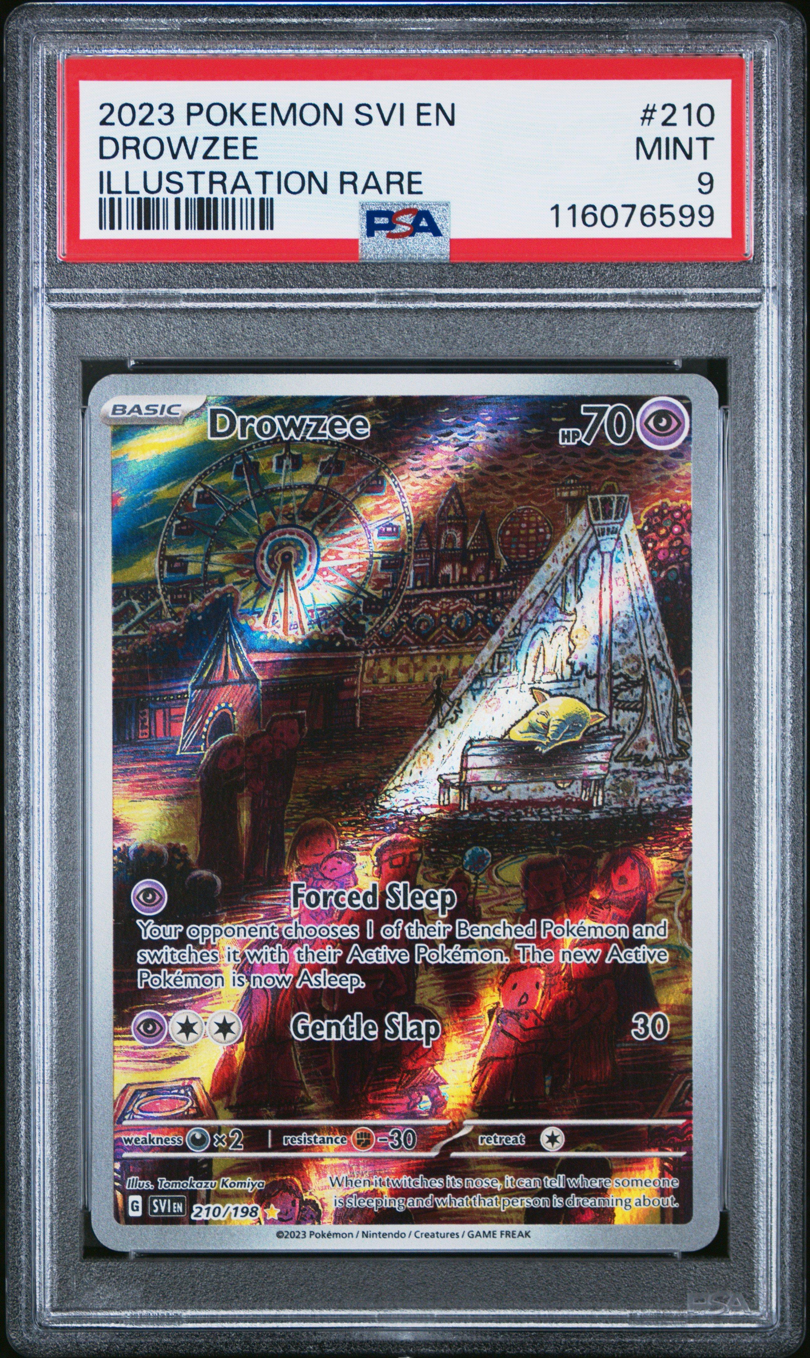 2023 Pokemon Svi En-scarlet & Violet 210 Drowzee Illustration Rare
