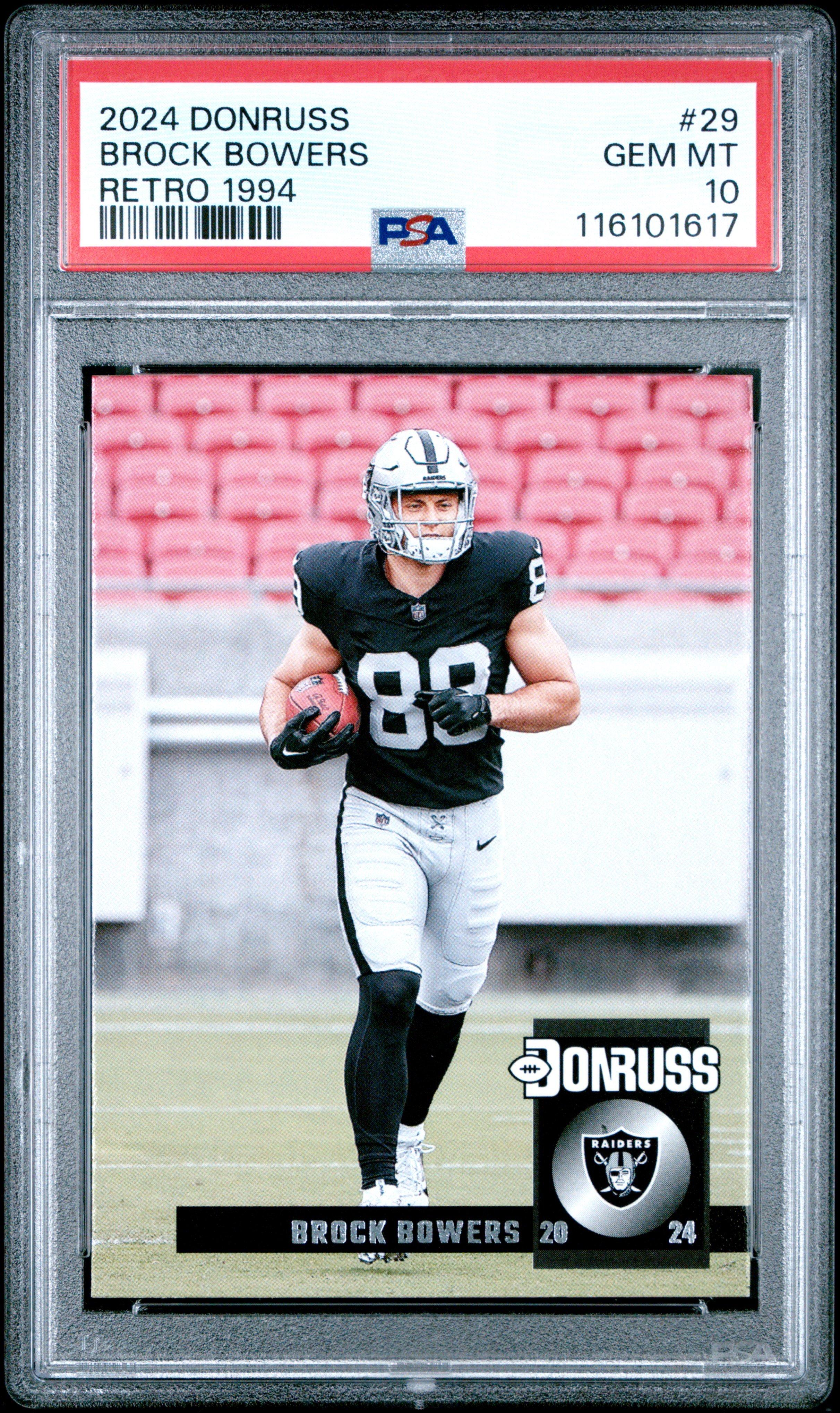 2024 Panini Donruss Retro 1994 29 Brock Bowers PSA 10