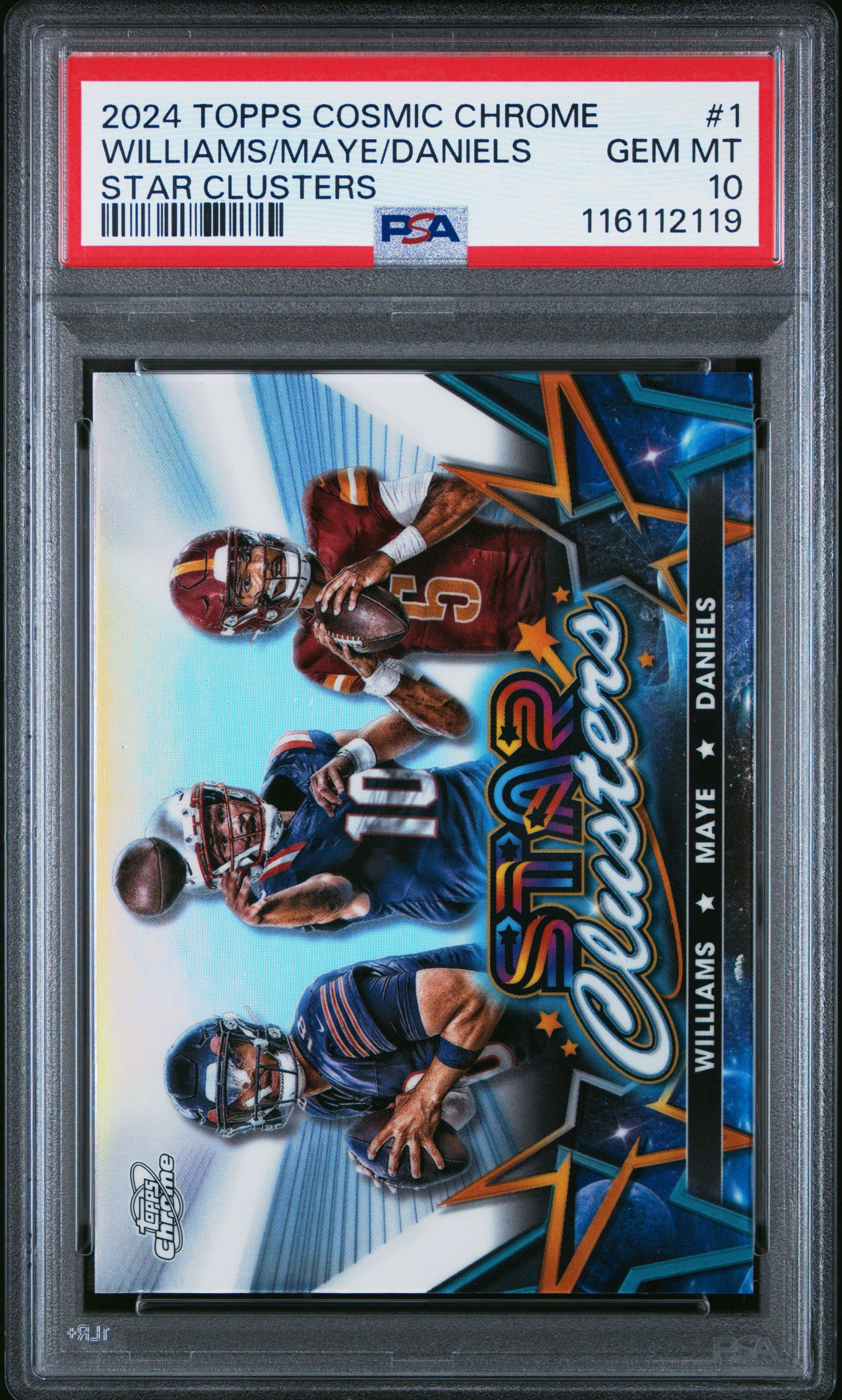 cosmic sports cards graded cards Gaming Collections Soccer Card Mystery Booster Pack | PSA or BGS Graded Soccer Card | Grade 7+ Guaranteed | Contains One Graded Vintage, Rookie, Legend or Current Star Ensuring that every Cosmic Slabs purchase delivers an exciting 2024 Topps Cosmic Chrome Star