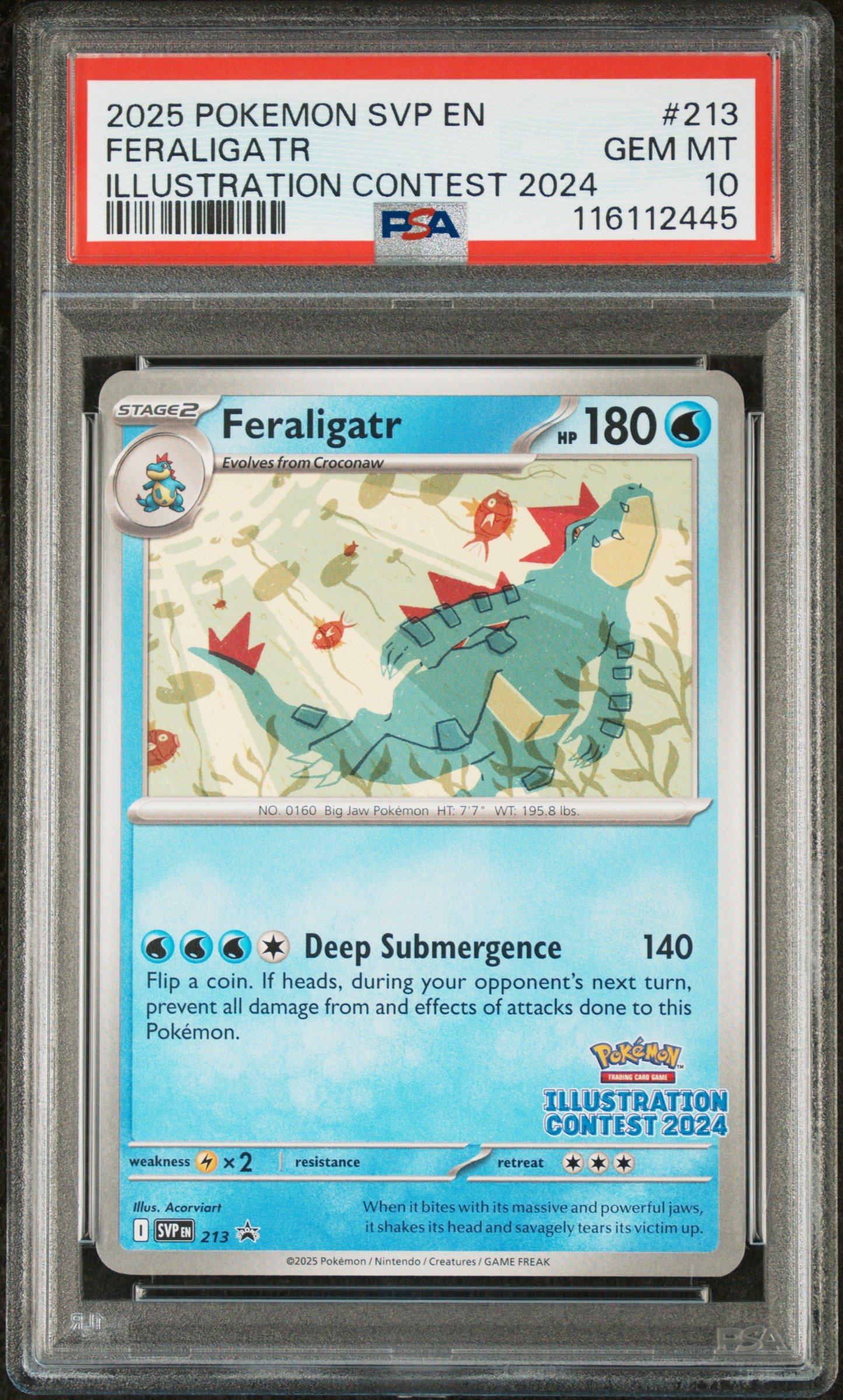 2025 Pokemon Svp En-sv Black Star Promo 213 Feraligatr