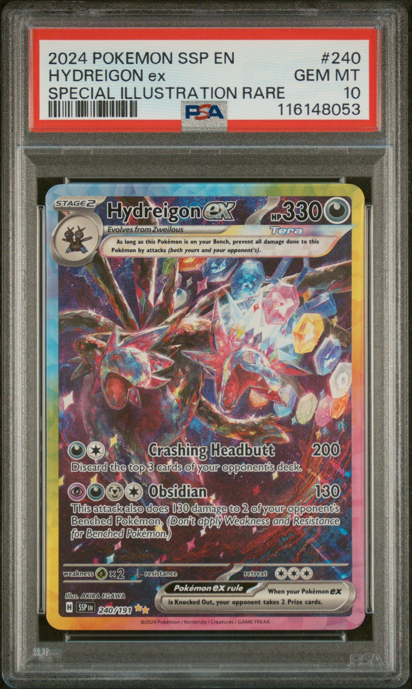 2024 Pokemon Ssp En-surging Sparks 240 Hydreigon Ex Special