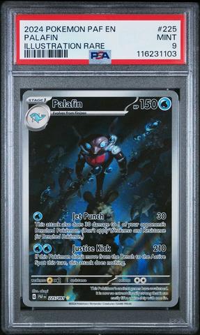 2024 Pokemon Paf En-paldean Fates 225 Palafin Illustration Rare