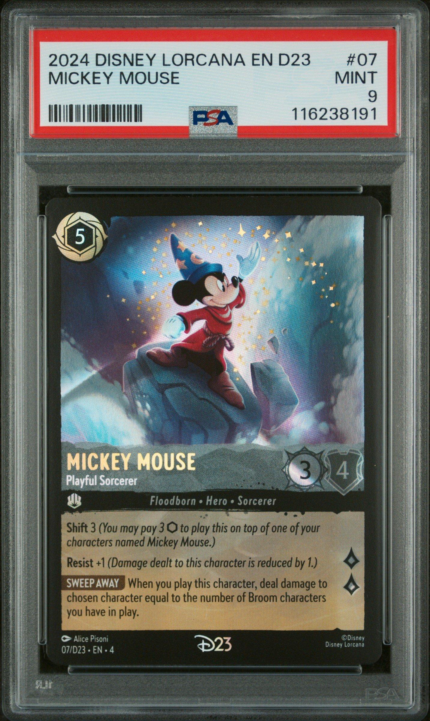 2024 DISNEY LORCANA ミッキーマウス Auction Prices Realized Tcg Cards 2024 DISNEY LORCANA JAPANESE JA