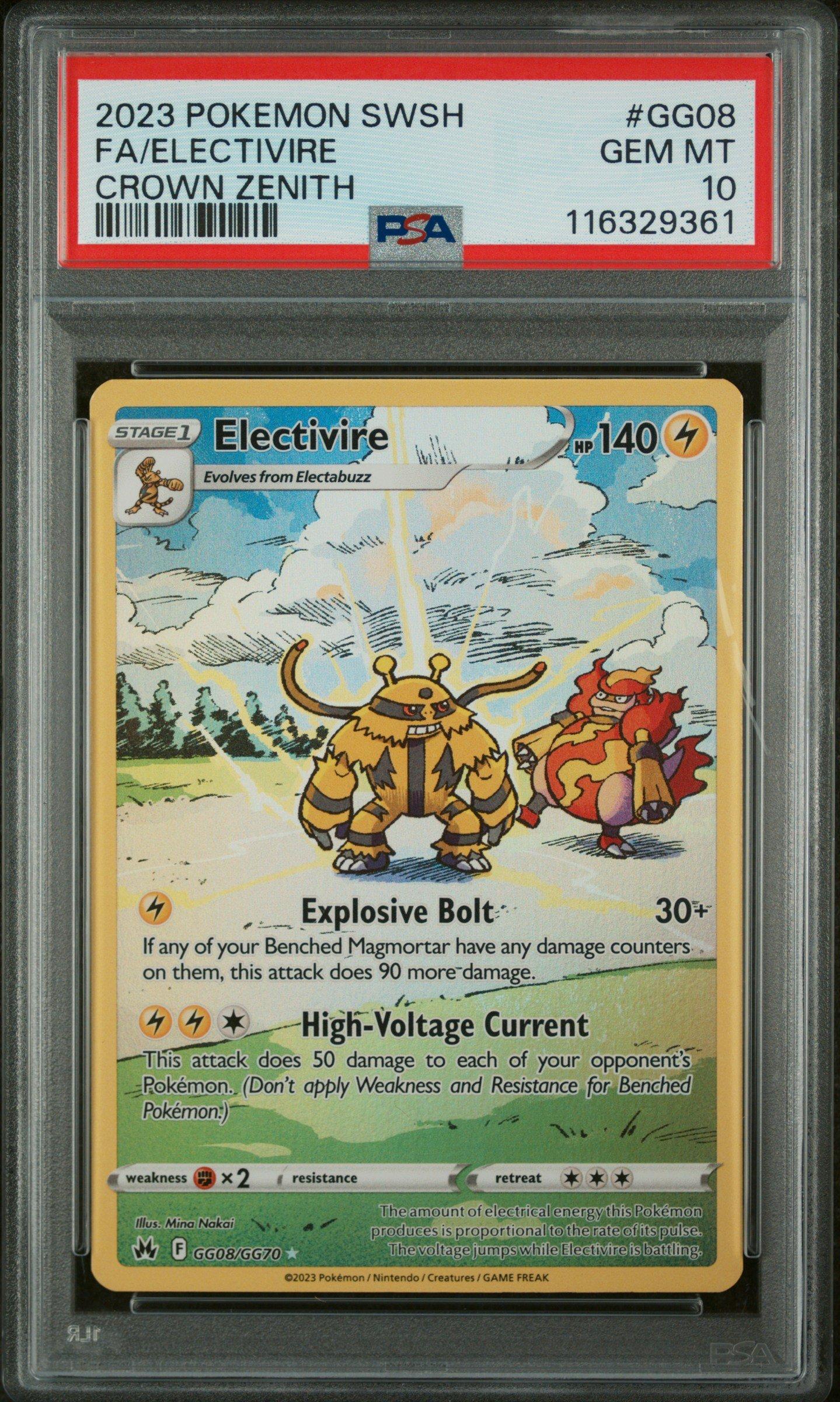 2023 Pokemon Sword And Shield Crown Zenith Gg08 Full Art