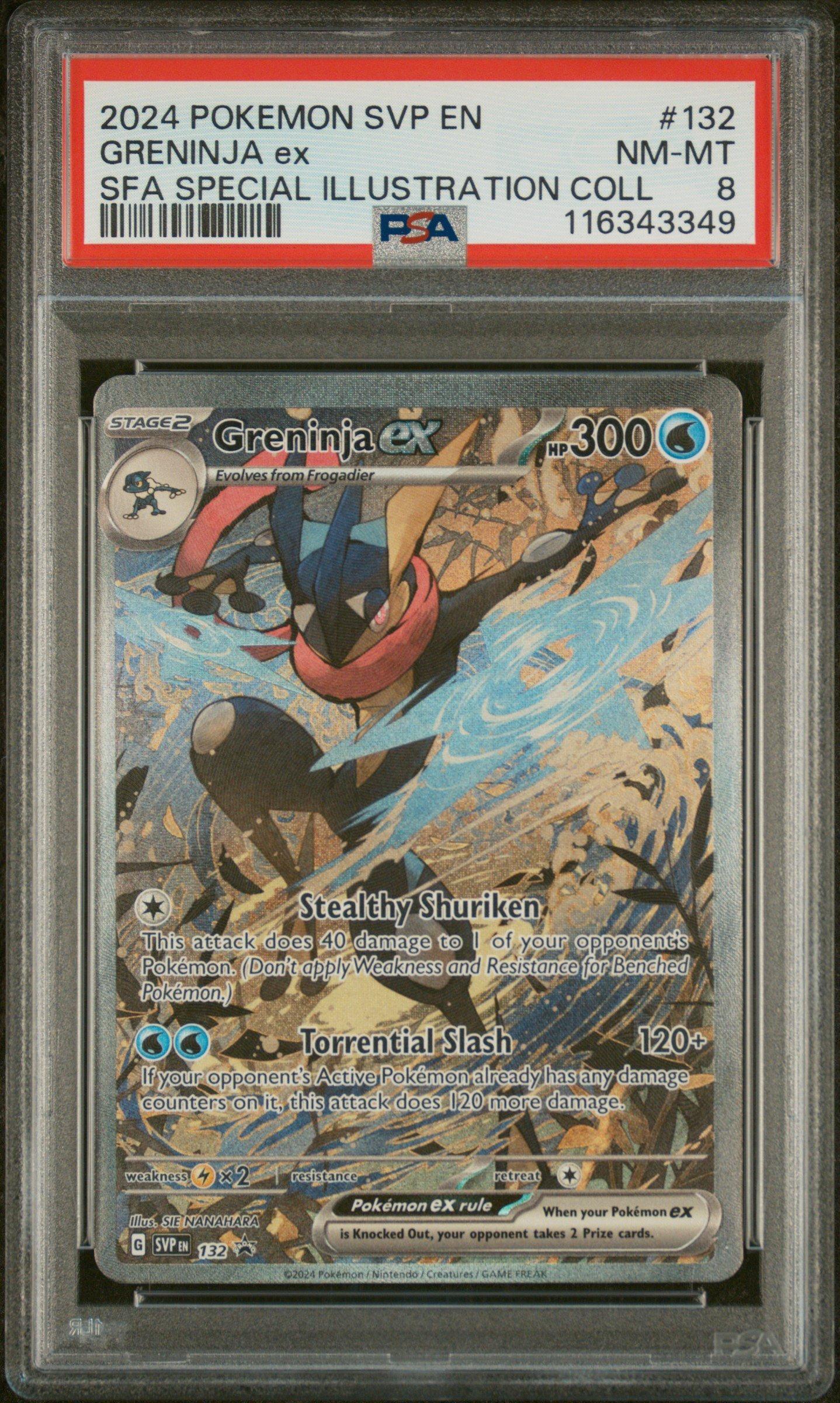 PSA10 Greninja ex SVP EN 132 ゲッコウガ 英語版 2024 Pokemon Svp En-sv Black Star Promo 132 Greninja Ex Shrouded
