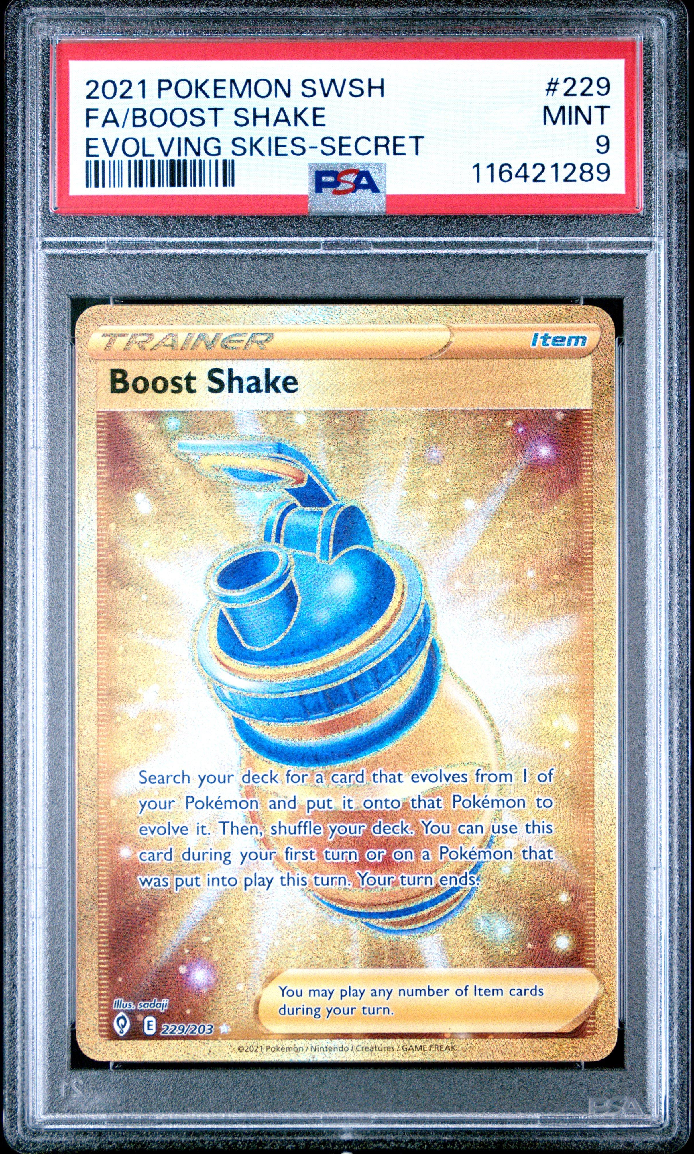 2021 Pokemon Sword & Shield Evolving Skies 229 Full Art/boost