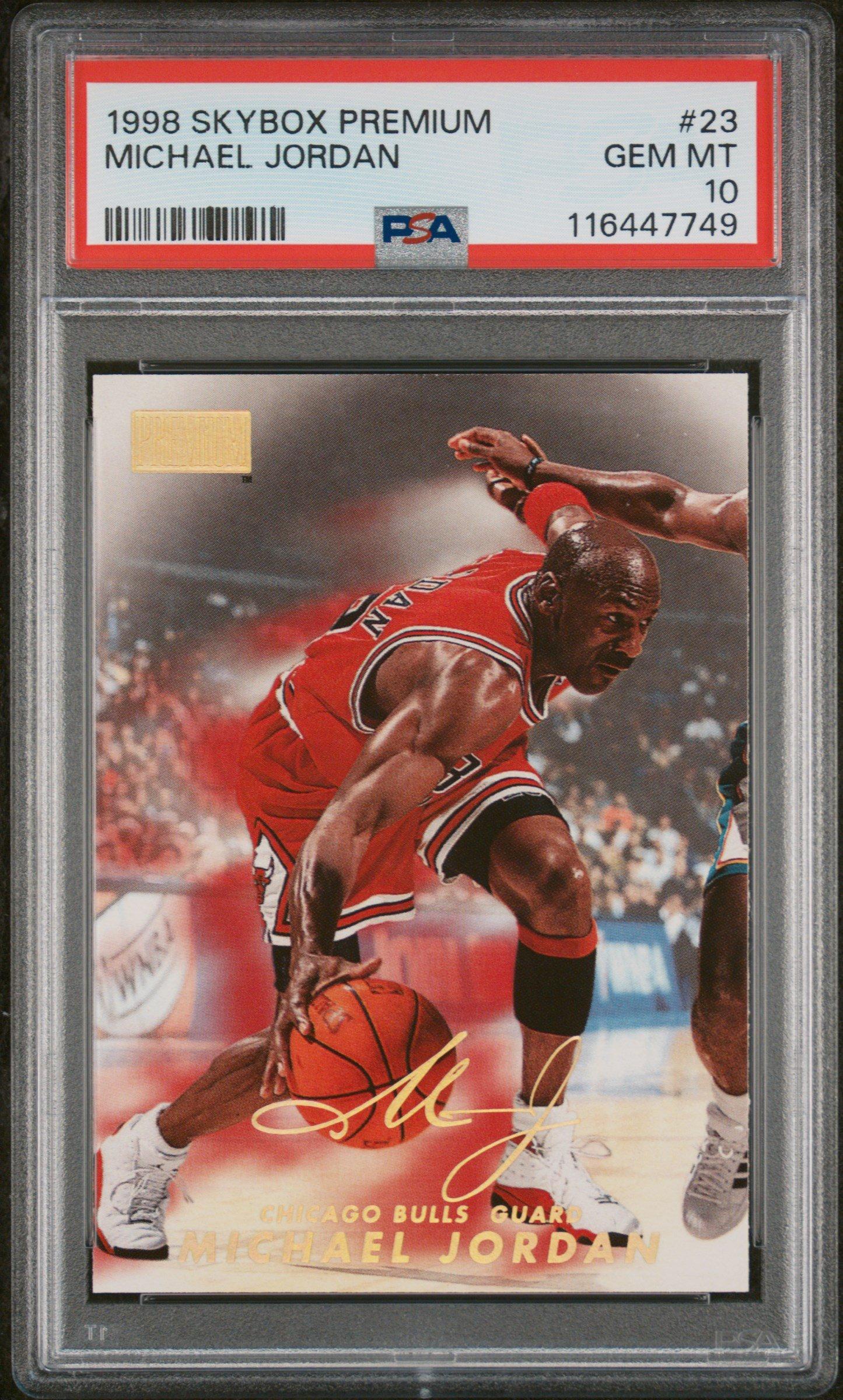 1998 Skybox Premium 23 Michael Jordan PSA