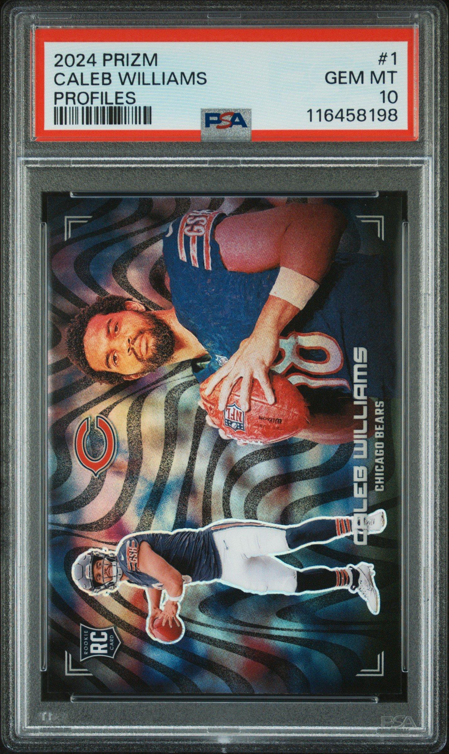 2024 Panini Prizm Profiles 1 Caleb Williams PSA 10