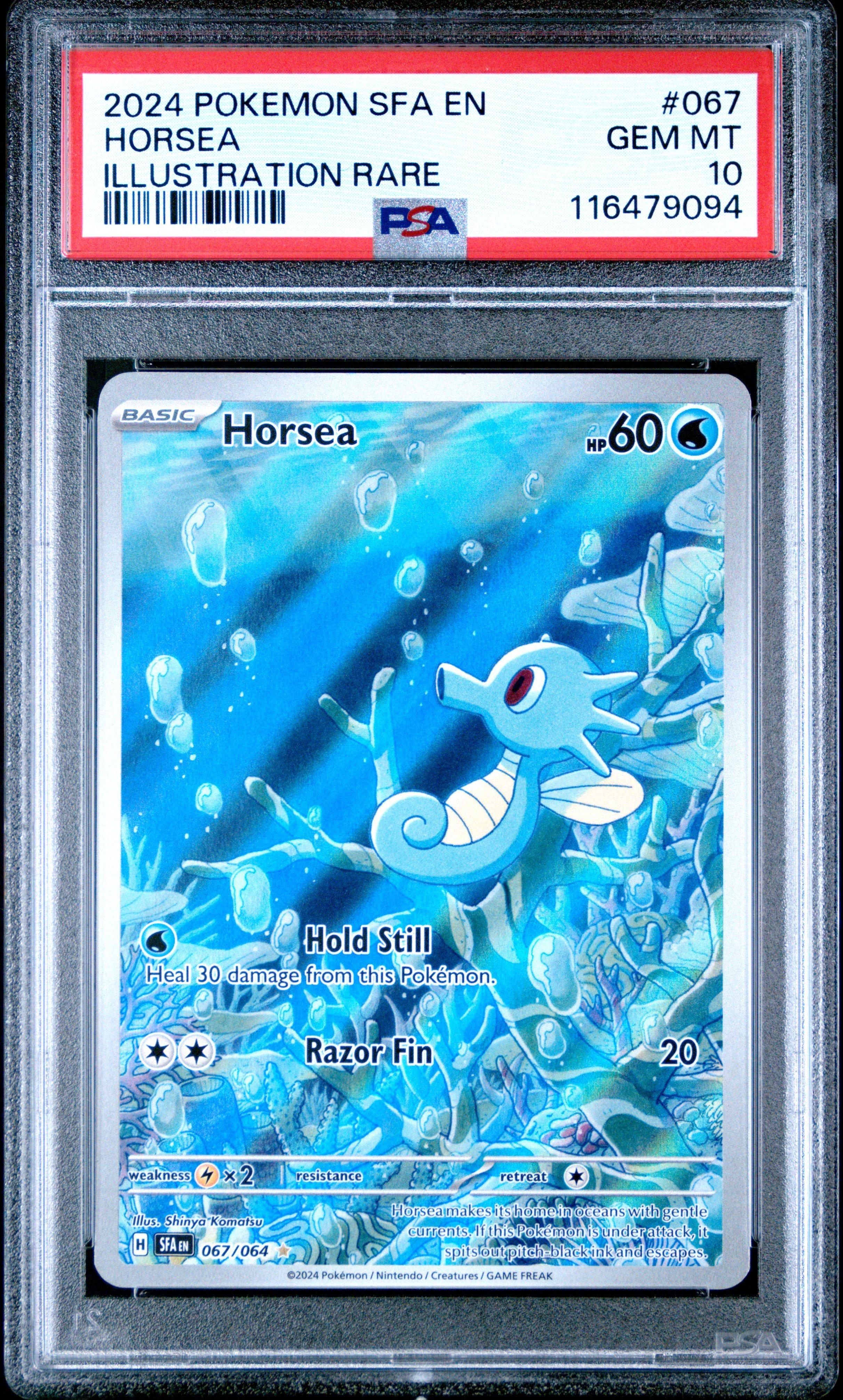 2024 Pokemon Sfa En-shrouded Fable 067 Horsea Illustration Rare