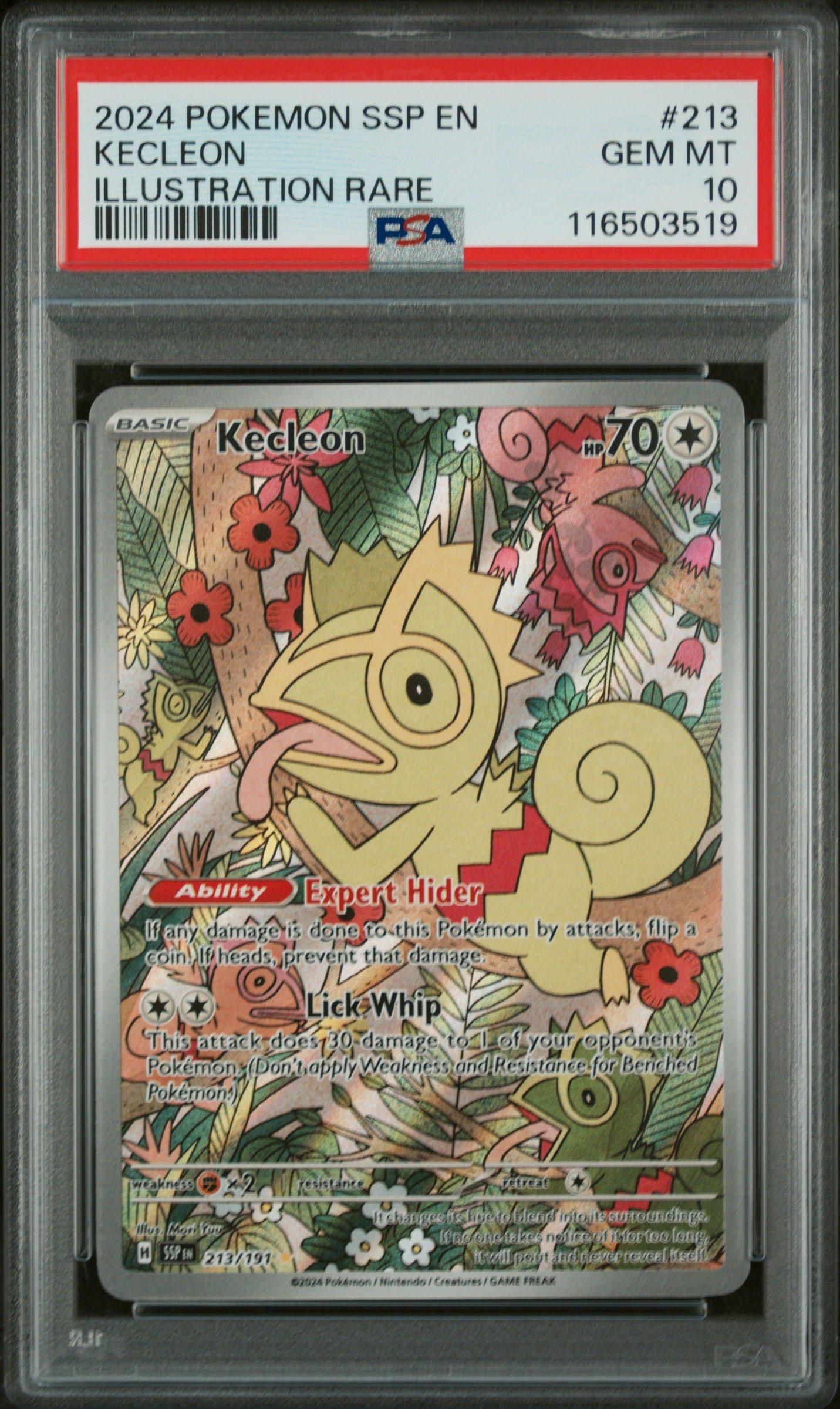 2024 Pokemon Ssp En-surging Sparks 213 Kecleon Illustration Rare