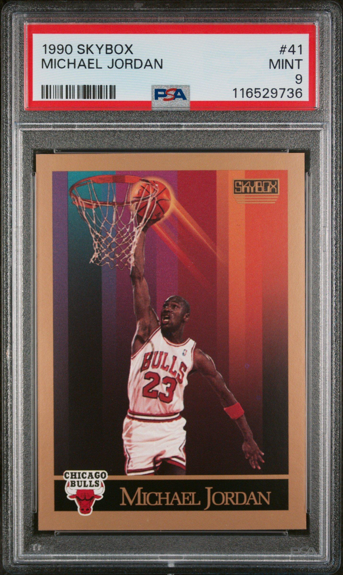 1990 Skybox 41 Michael Jordan PSA 9
