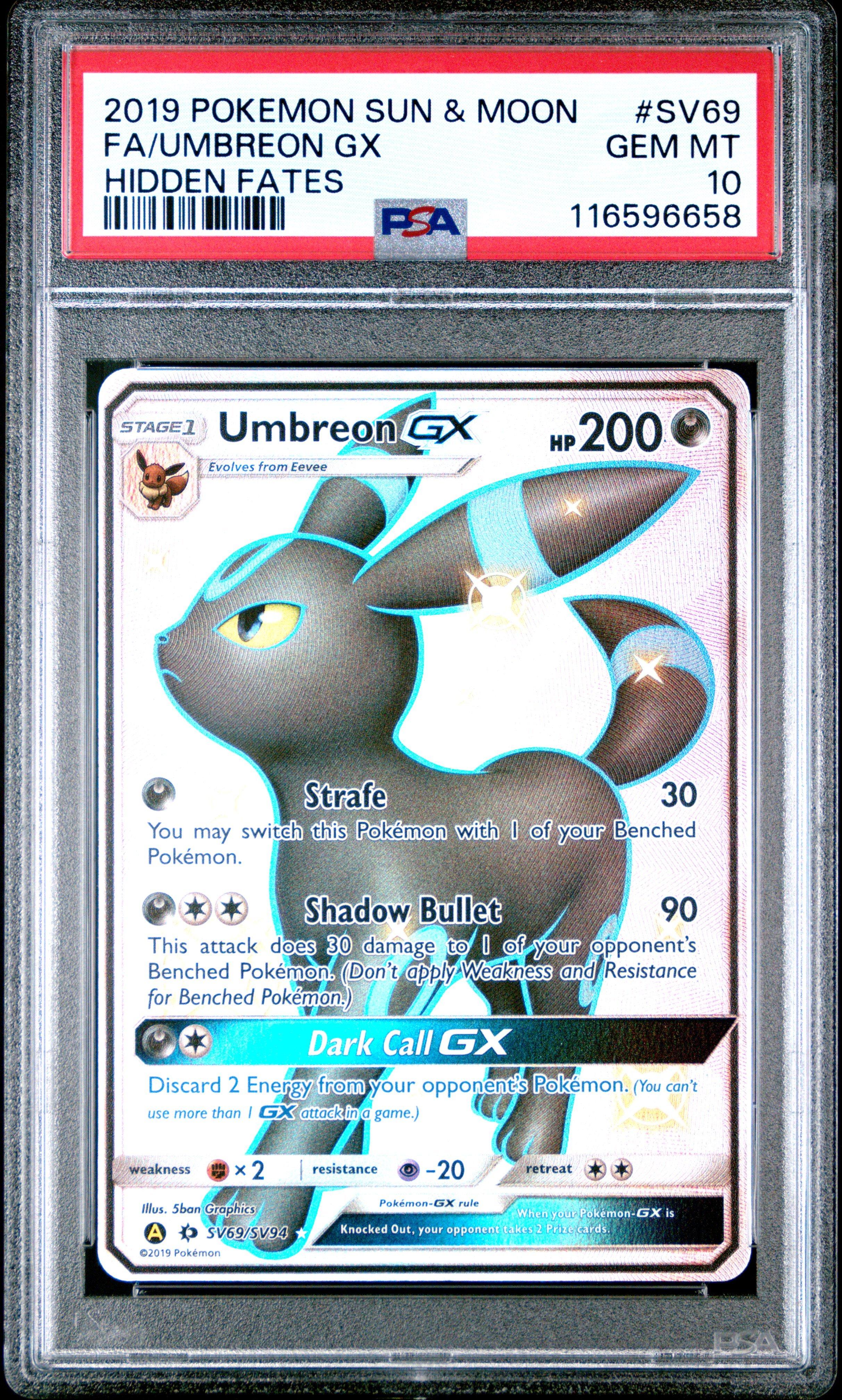 pokemon moon umbreon card Umbreon / Moonbreon VMax Evolving Skies Holo Proxy Pokmon Card