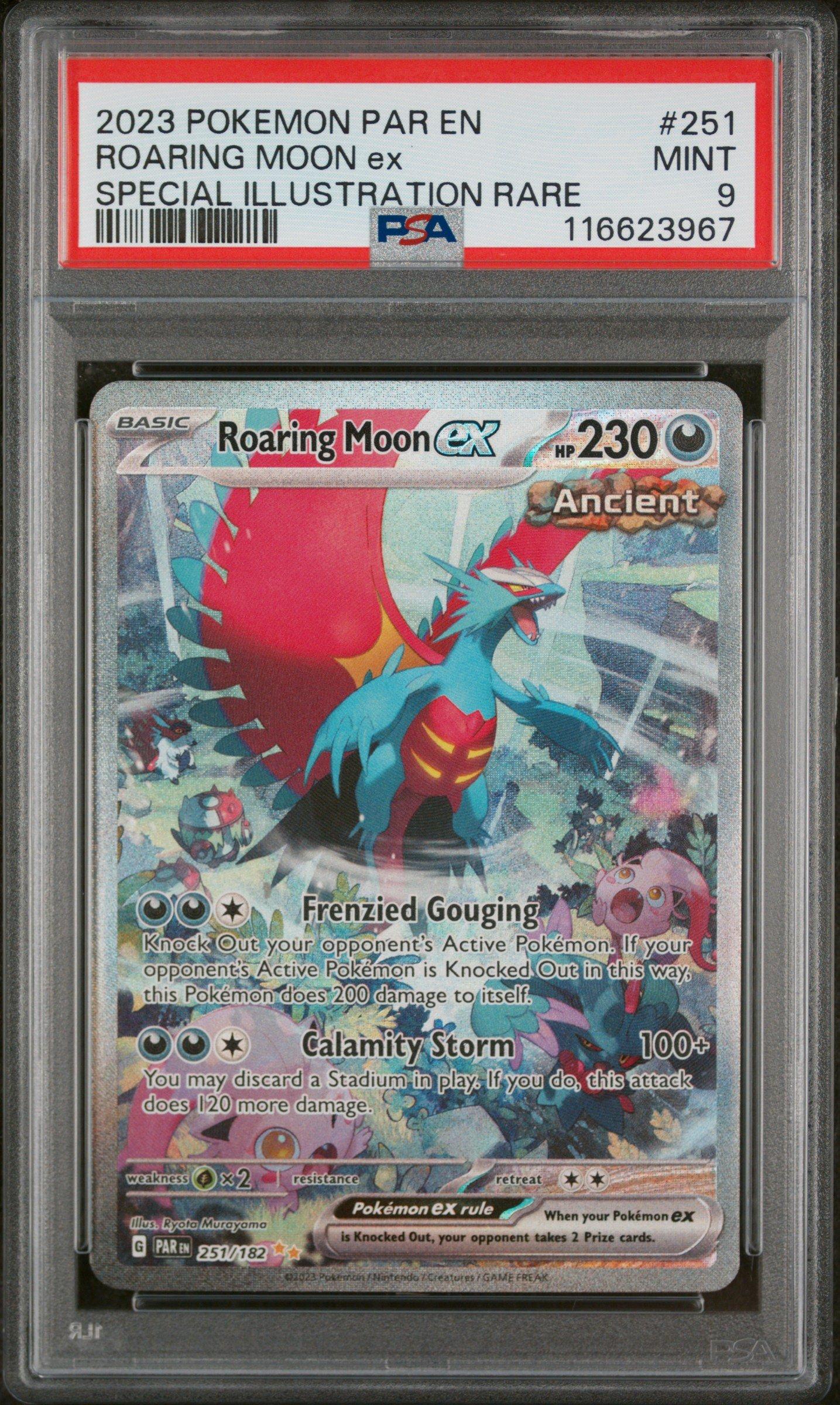 2023 Pokemon Par En-paradox Rift 251 Roaring Moon Ex Special