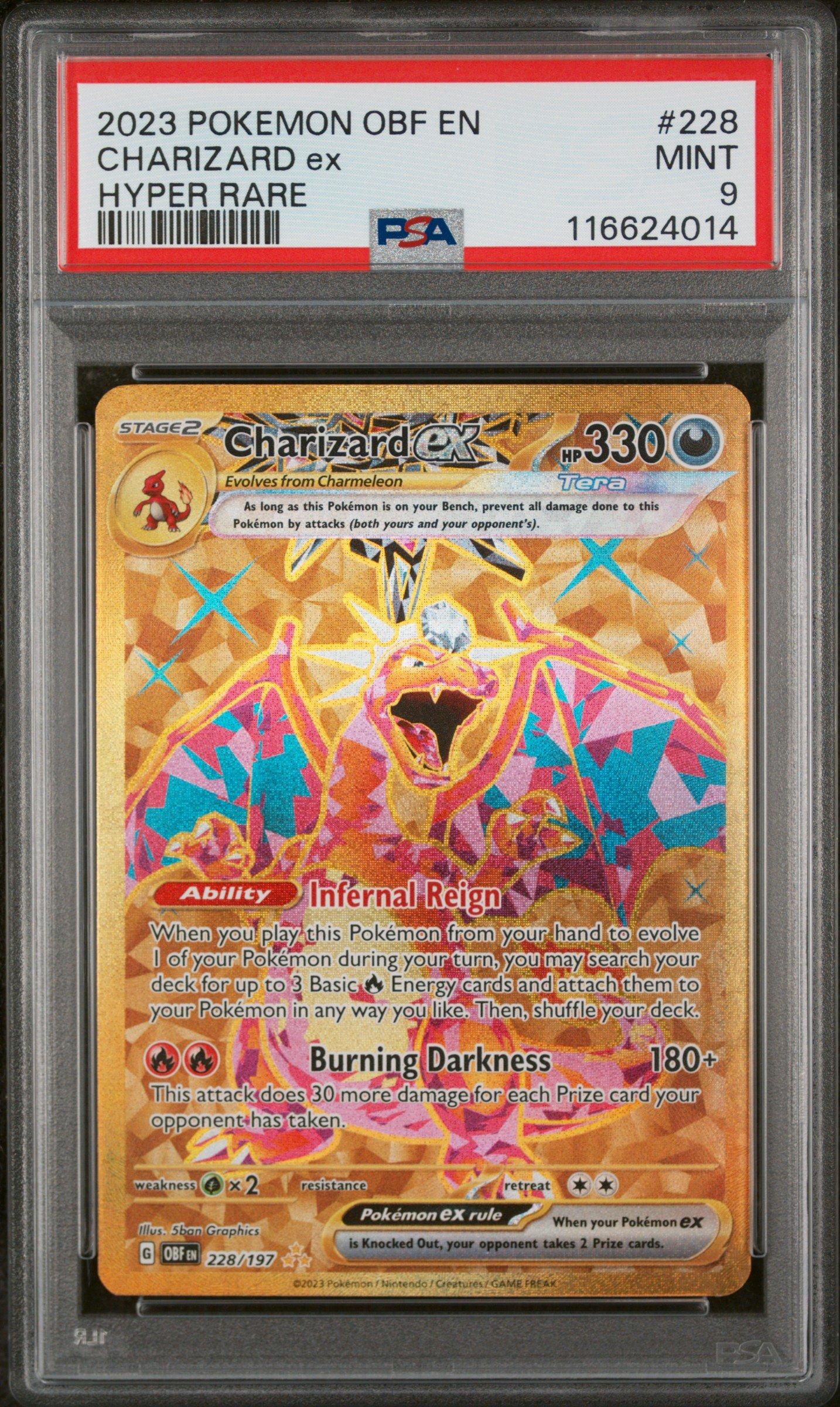 2023 Pokemon Obf En-obsidian Flames 228 Charizard Ex Hyper