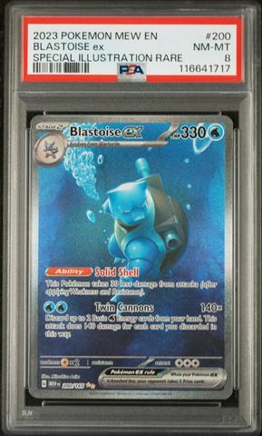 2023 Pokemon Mew En-151 200 Blastoise Ex Special