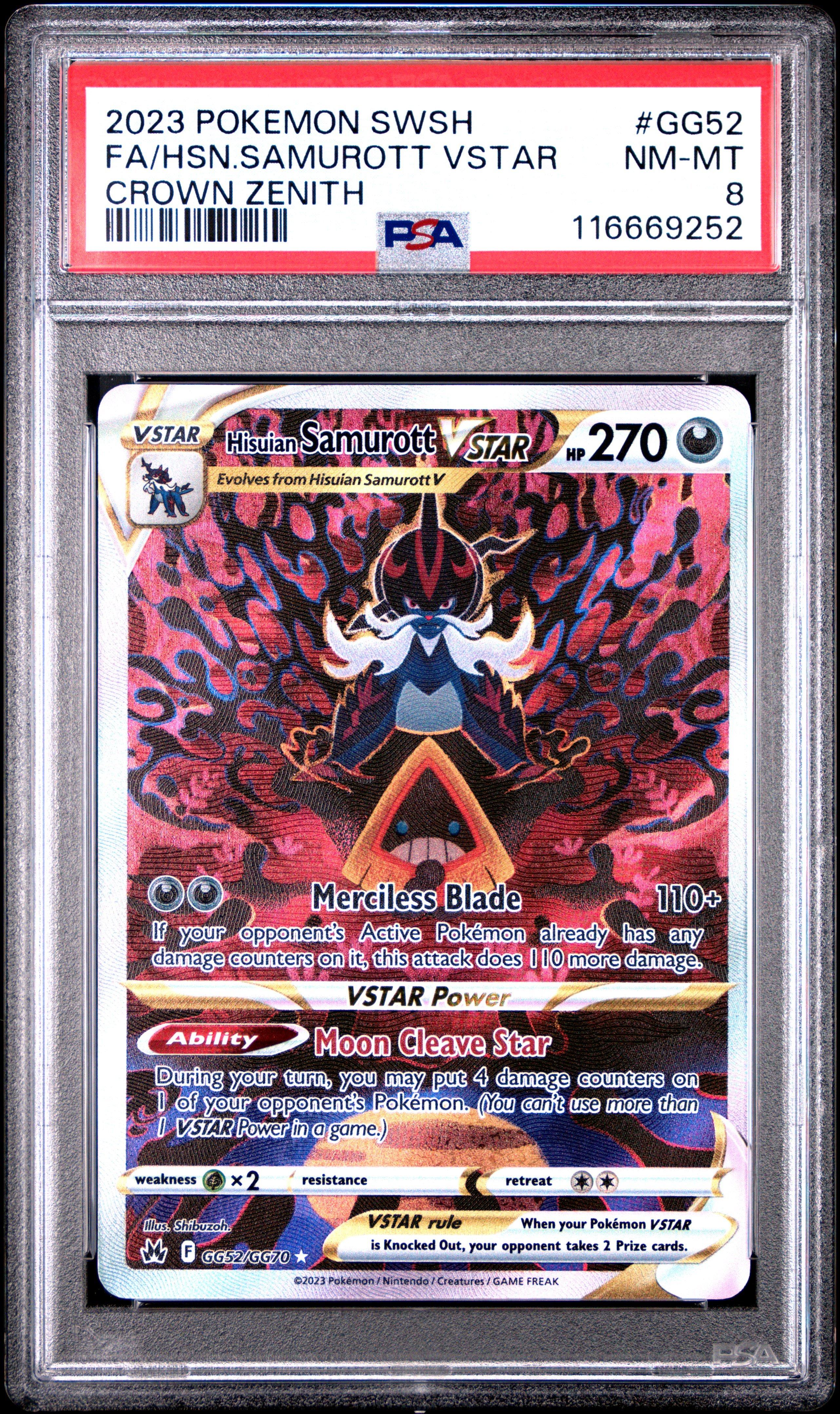 スポーツ Grand Champions EMPIRE 2023 Pokemon Sword And Shield Crown Zenith Gg52 Full Art/hisuian
