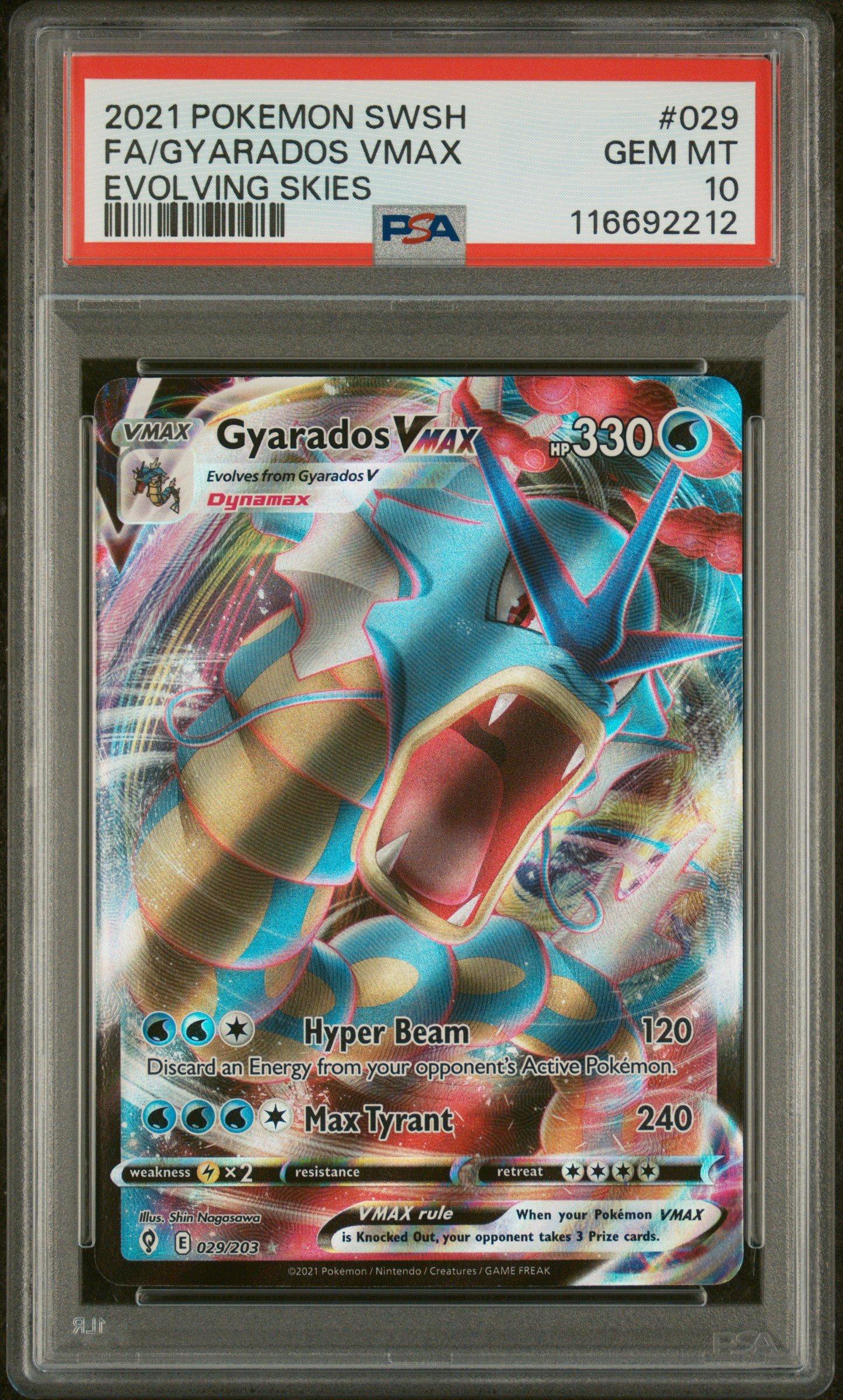 2021 Pokemon Sword & Shield Evolving Skies 029 Full Art/gyarados