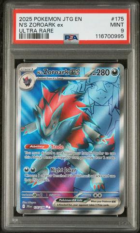 2025 Pokemon Jtg En-journey Together 175 N's Zoroark Ex Ultra Rare