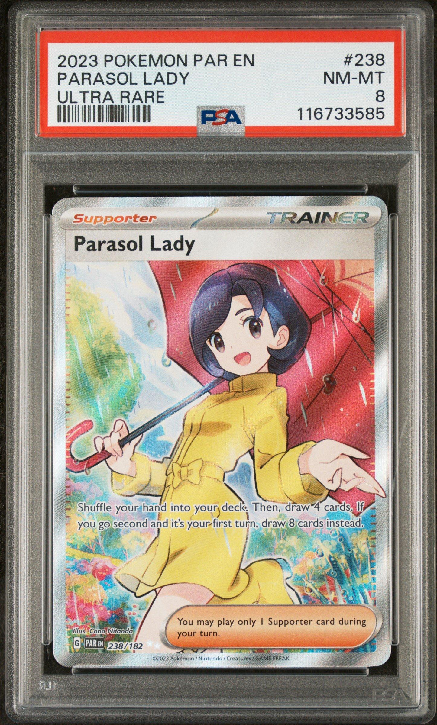 2023 Pokemon Par En-paradox Rift 238 Parasol Lady Ultra Rare PSA