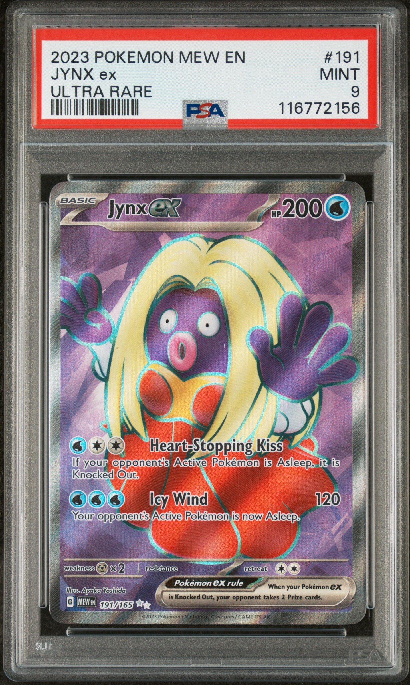 2023 Pokemon Mew En-151 191 Jynx Ex Ultra Rare PSA