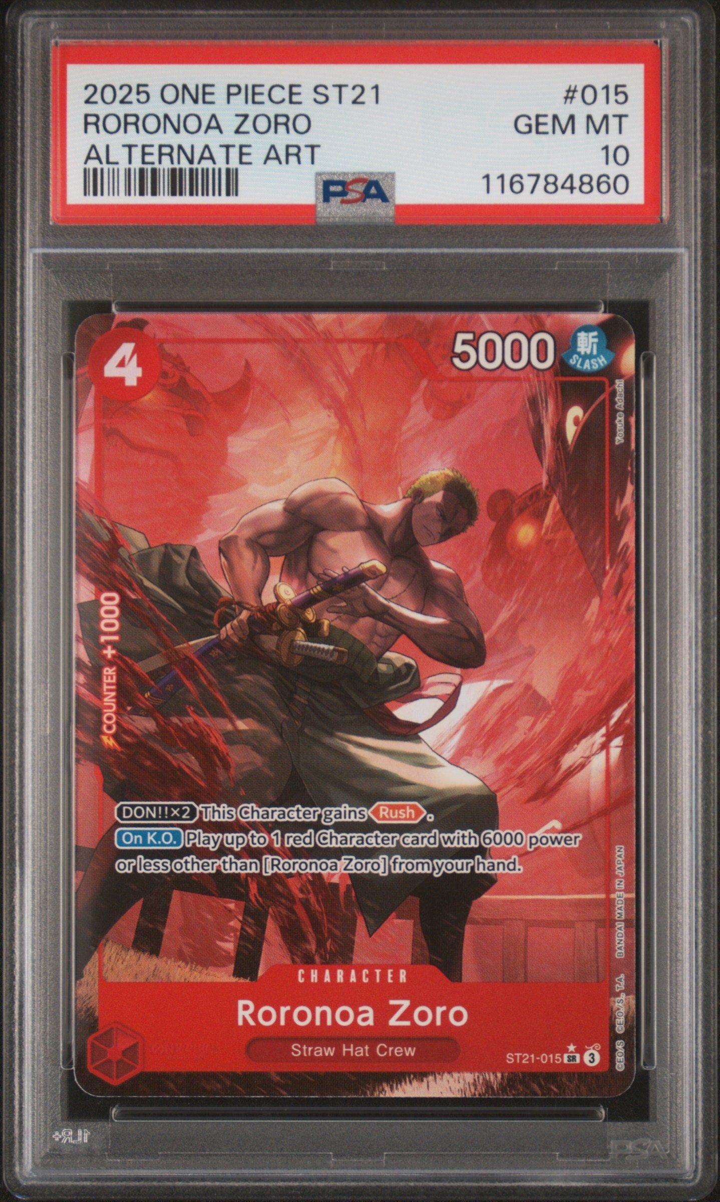 ワンピース ToT 2025 One Piece Starter Deck St21-ex Gear 5 015 Roronoa Zoro