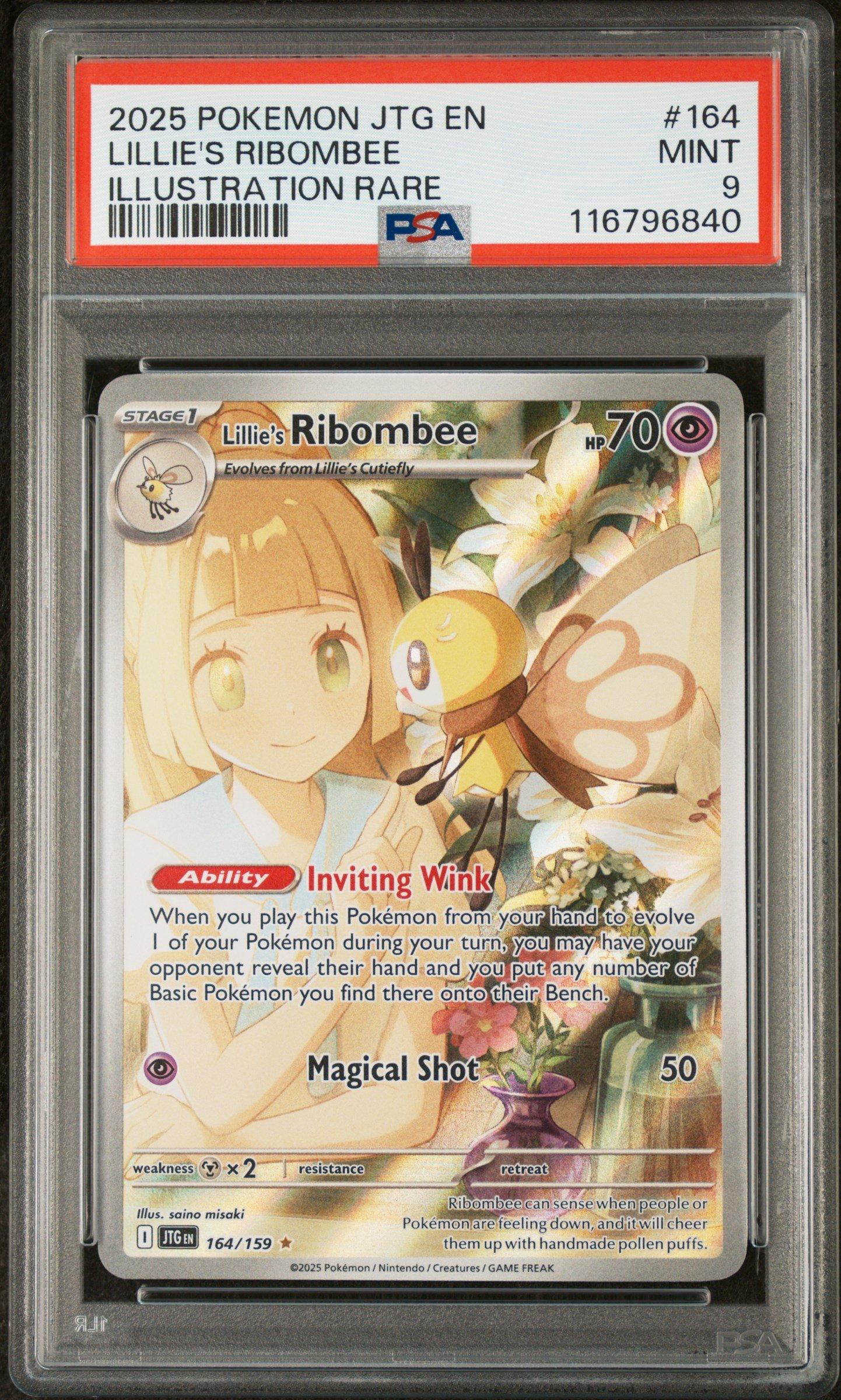 2025 Pokemon Jtg En-journey Together 164 Lillie's Ribombee