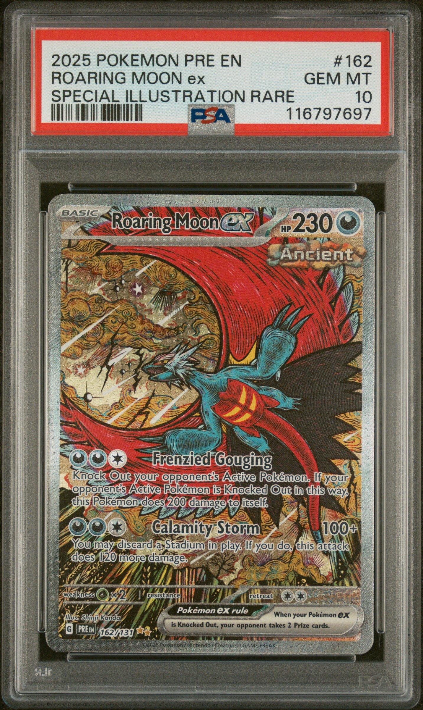 【PSA10】トドロクツキex SAR/Roaring Moon ex Pokémon card PSA 10 Roaring Moon ex SAR 90/66 Ancient Roar