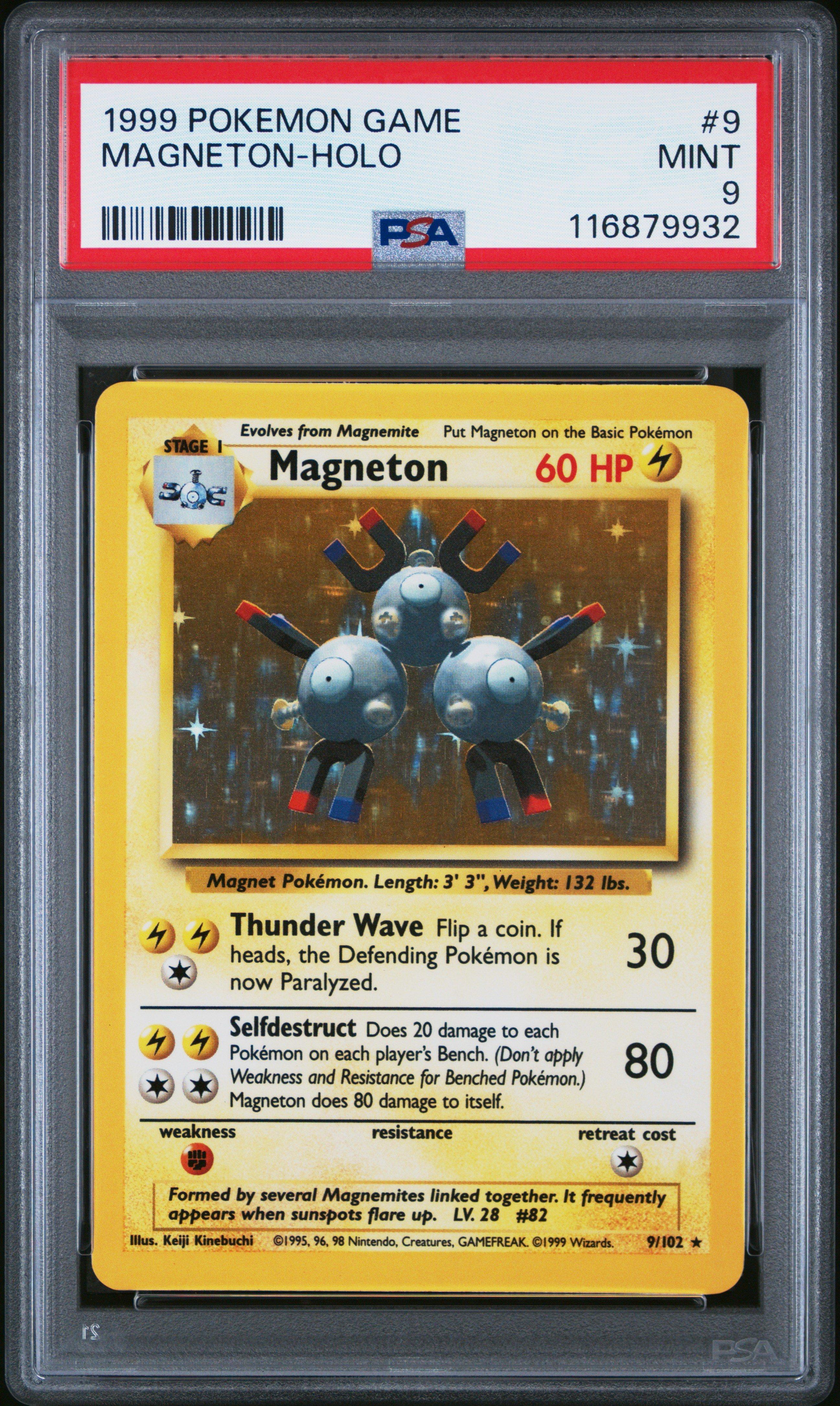 1999 Pokemon Game 9 Magneton-holo PSA 9 Graded Card | GameStop