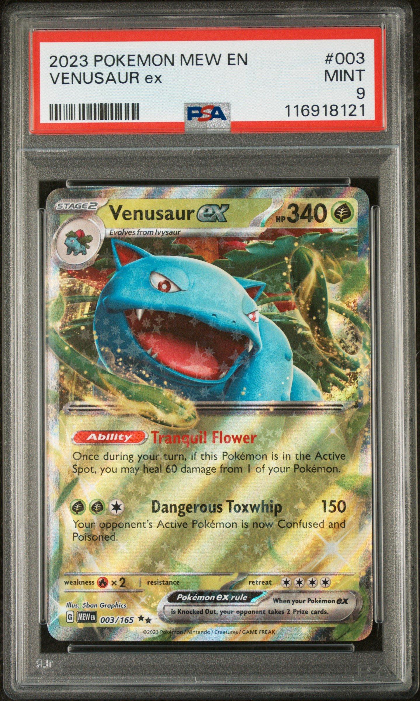 2023 Pokemon Mew En-151 003 Venusaur Ex PSA 9 | GameStop