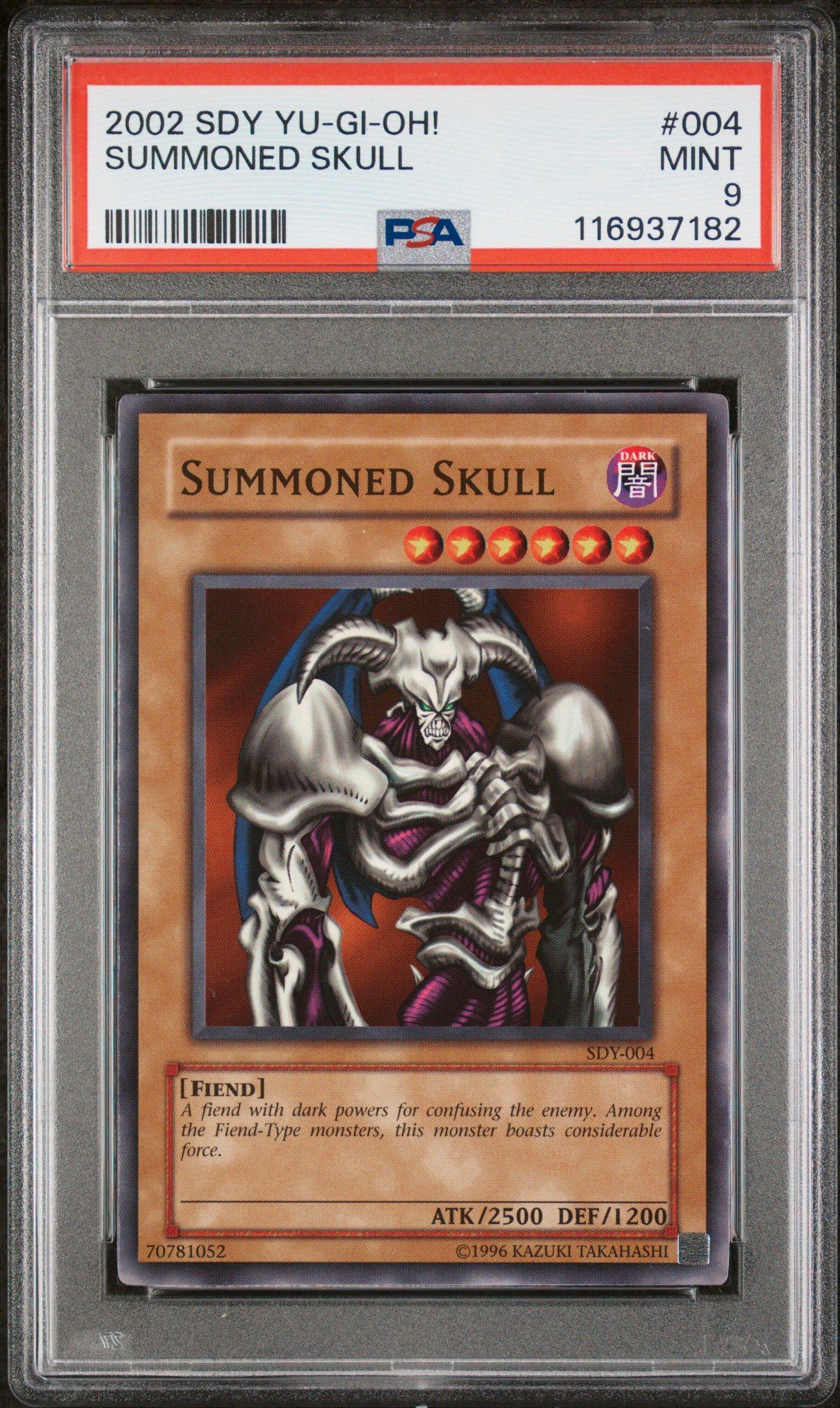2002 Yu-gi-oh! Starter Deck: Yugi 004 Summoned Skull PSA