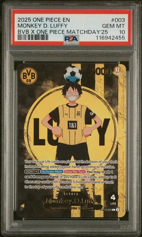 2025 One Piece Promos 003 Monkey D. Luffy Bvb X One Piece