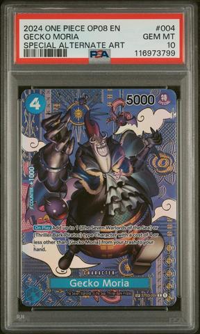 [PSA10]ONE PIECE OP08 ゲッコー・モリア 2024 One Piece Op08-two Legends 004 Gecko Moria Special