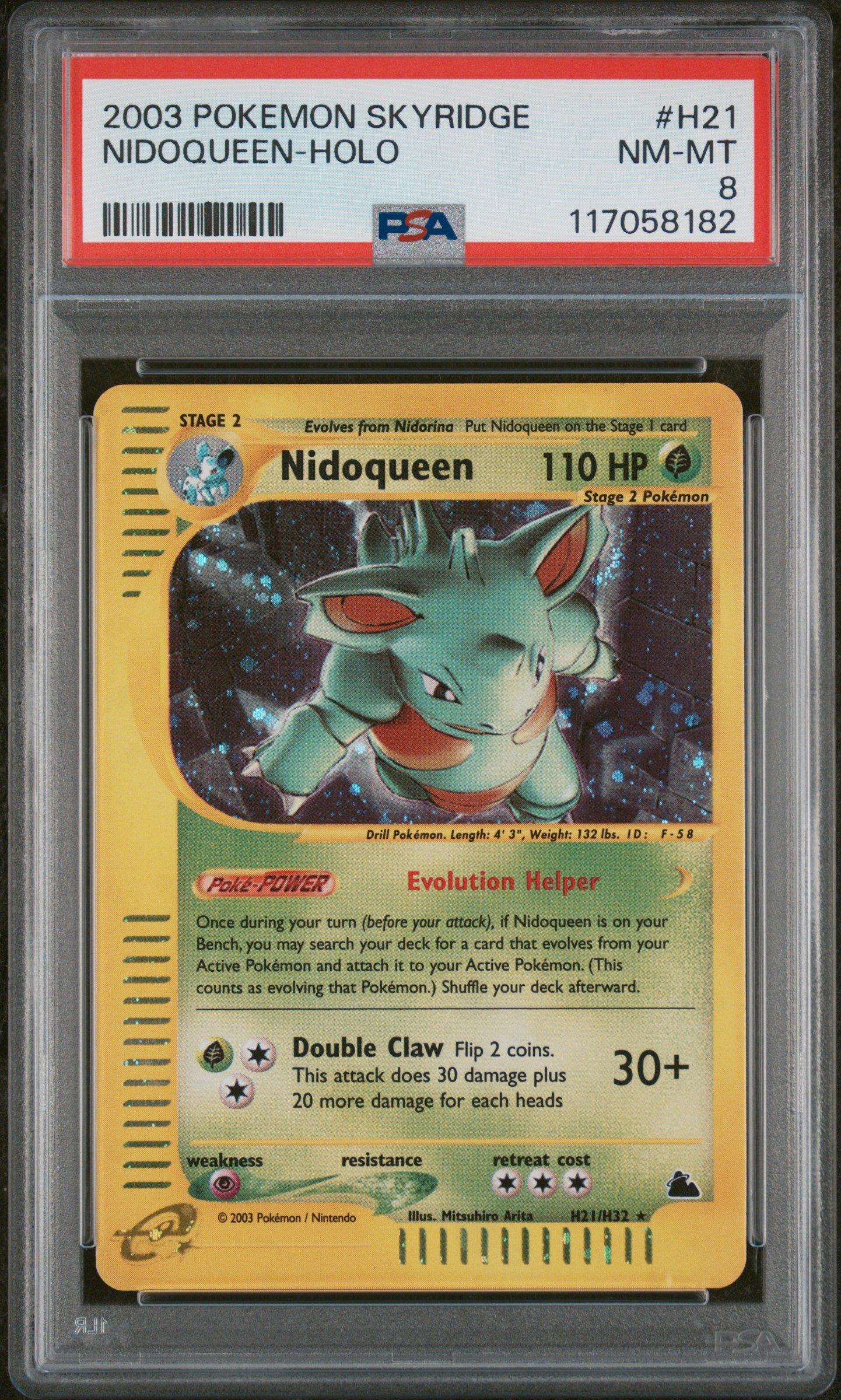 2003 Pokemon Skyridge H21 Nidoqueen-holo PSA 8 | GameStop