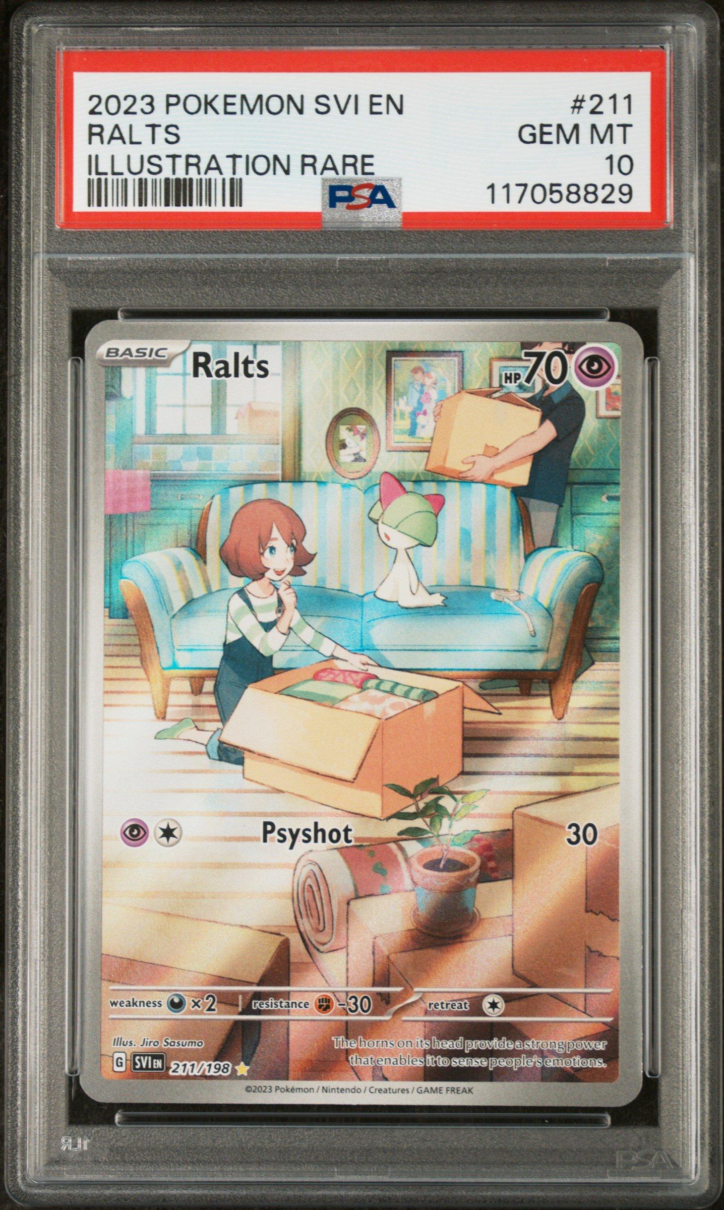 2023 Pokemon Svi En-scarlet & Violet 211 Ralts Illustration Rare