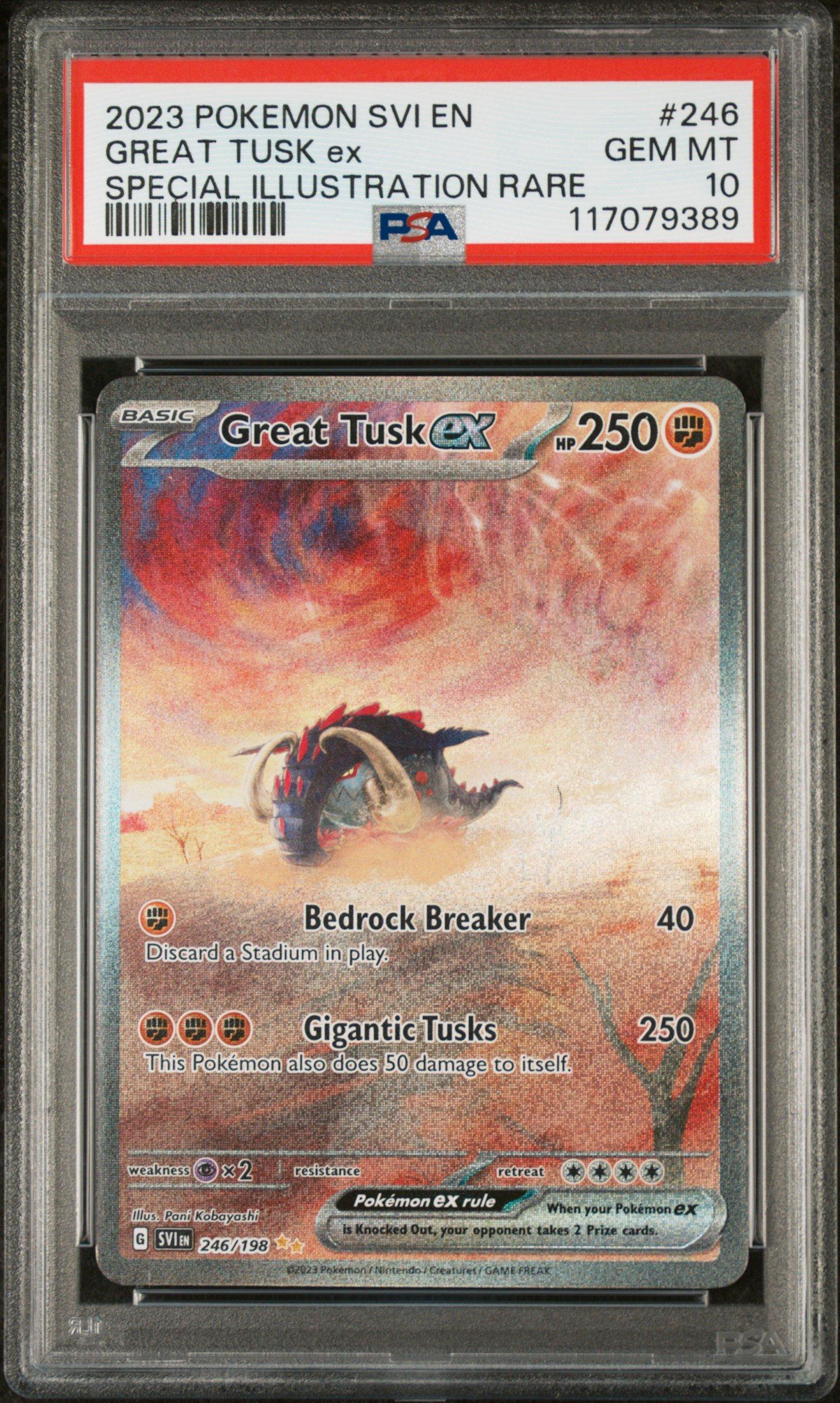 2023 Pokemon Svi En-scarlet & Violet 246 Great Tusk Ex Special