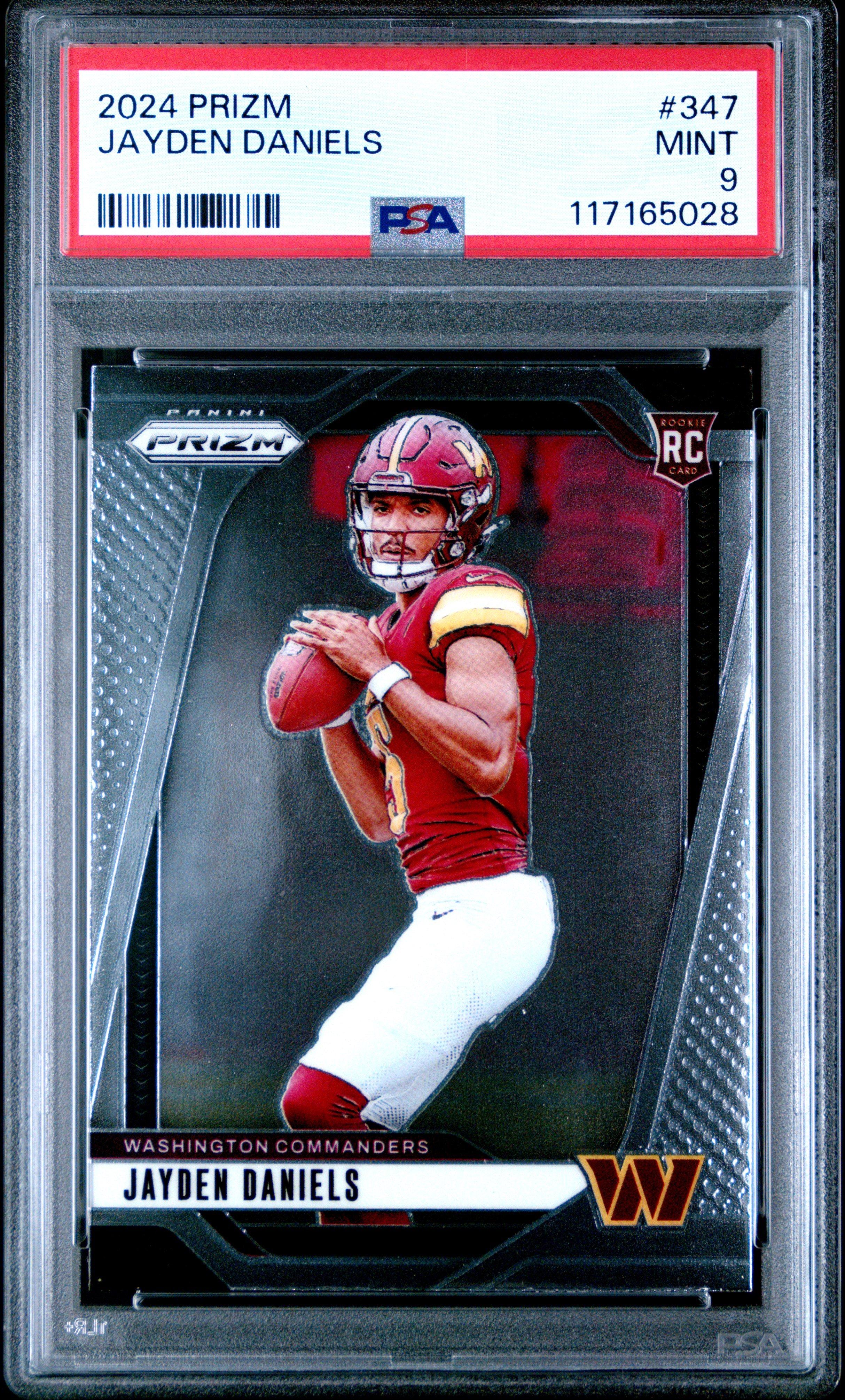 2024 Panini Prizm 347 Jayden Daniels PSA 9