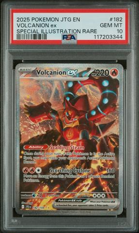 2025 Pokemon Jtg En-journey Together 182 Volcanion Ex