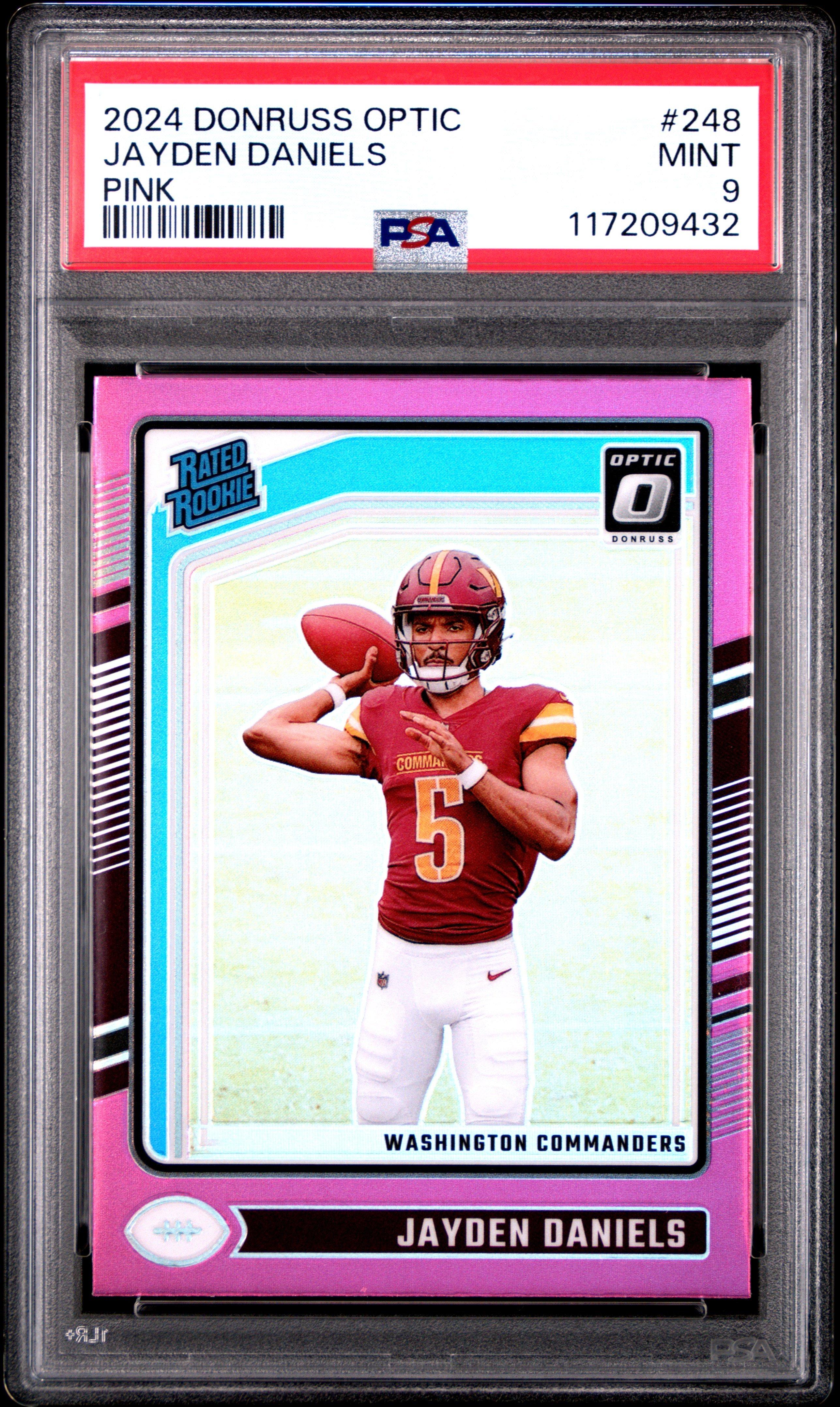 2024 Panini Donruss Optic 248 Jayden Daniels PSA