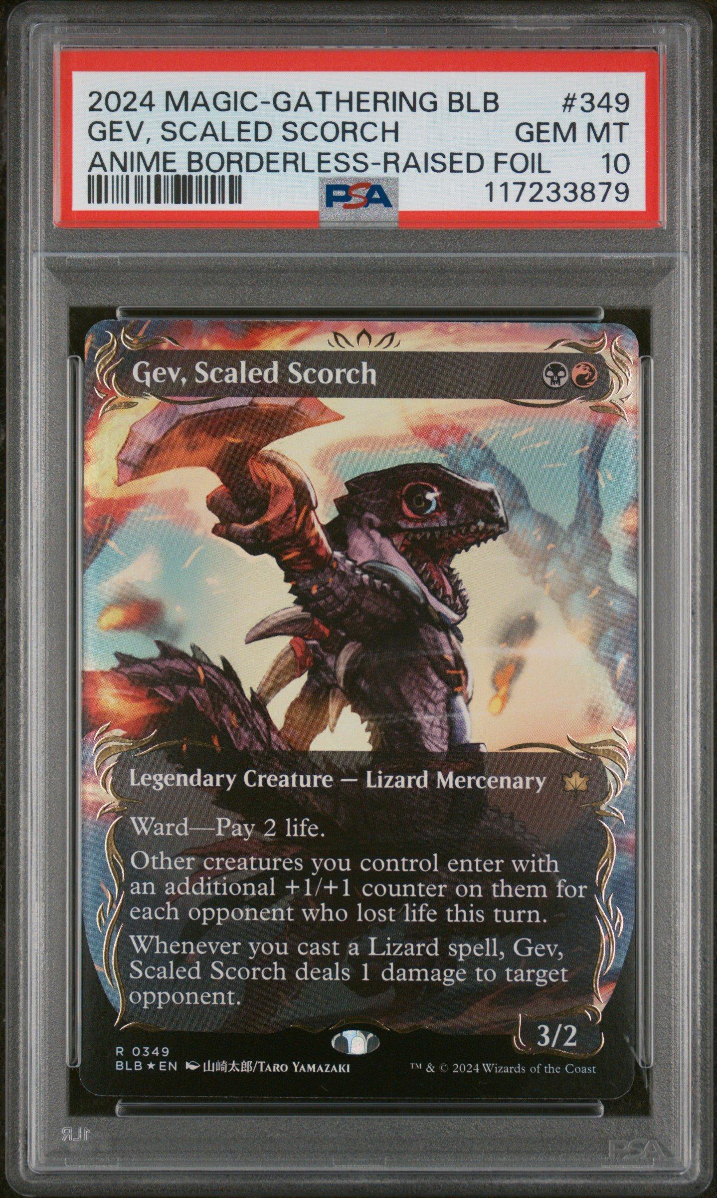 2024 Magic The Gathering Bloomburrow 349 Gev, Scaled Scorch Anime